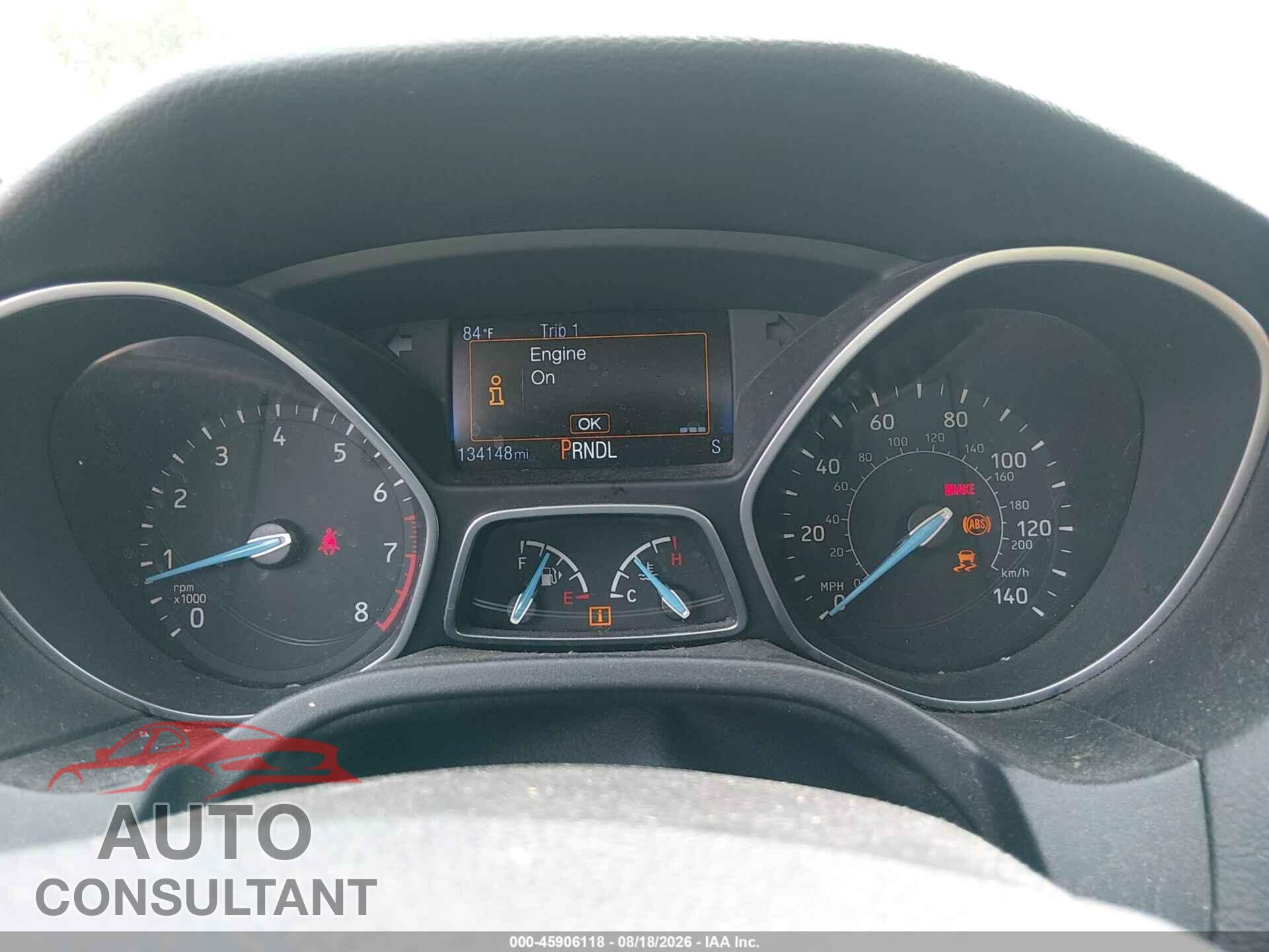 FORD FOCUS 2016 - 1FADP3F26GL212455