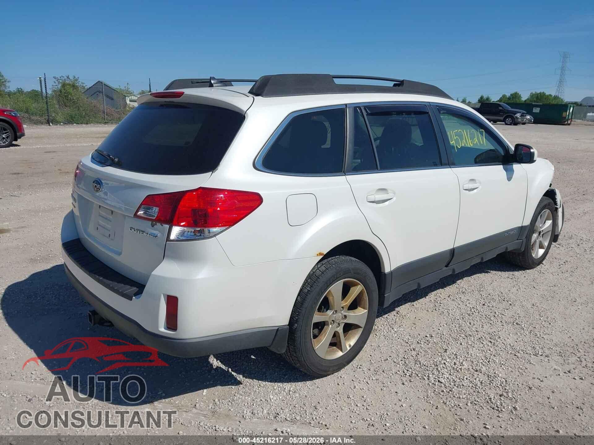 SUBARU OUTBACK 2014 - 4S4BRCCC8E3243000