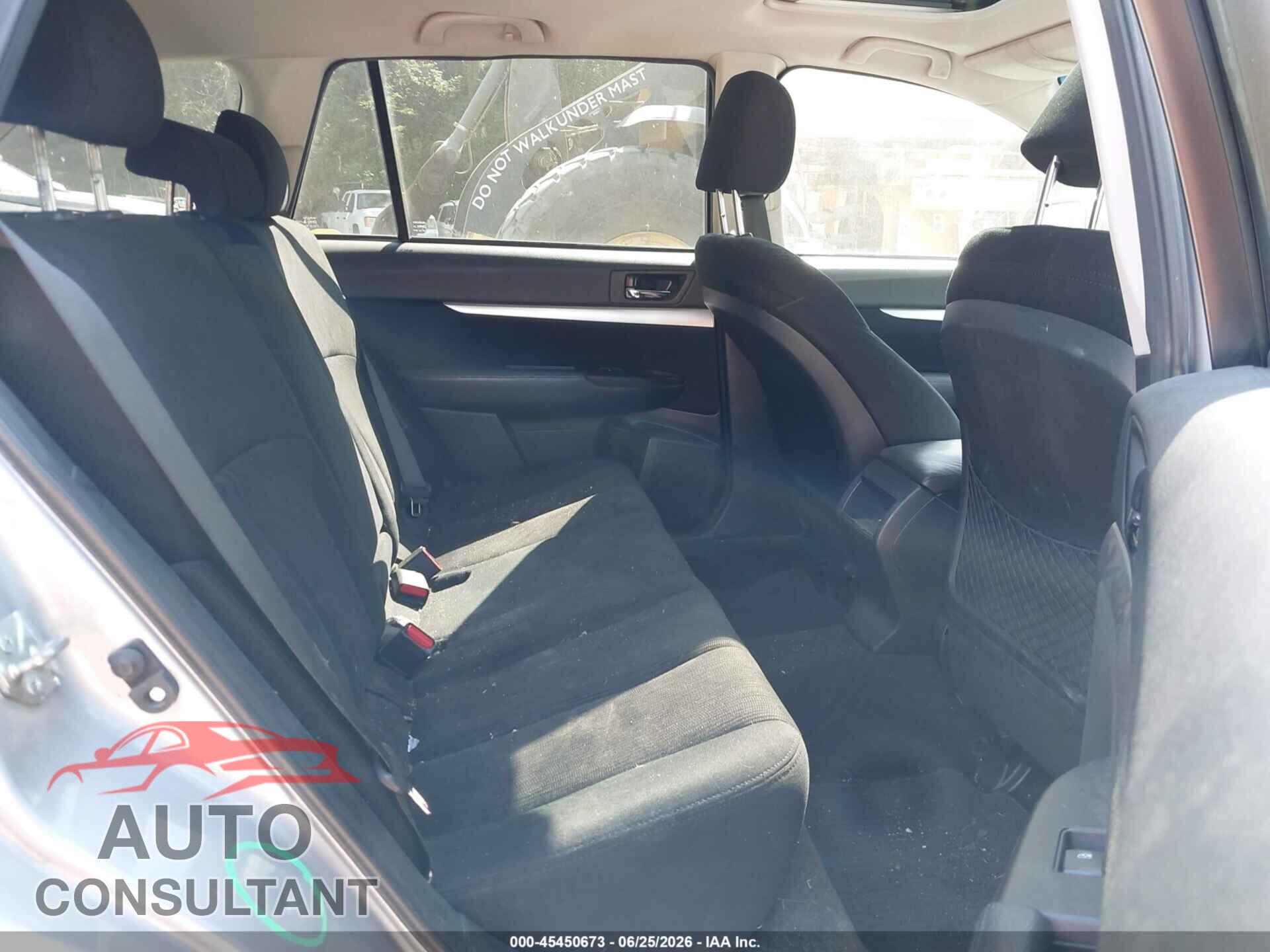 SUBARU OUTBACK 2013 - 4S4BRBGC8D3292703