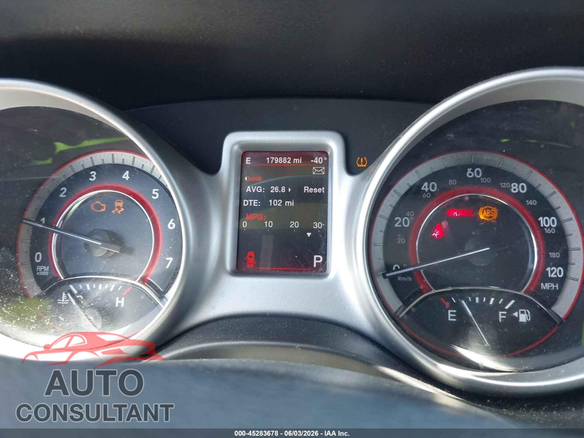 DODGE JOURNEY 2013 - 3C4PDCBB8DT564376