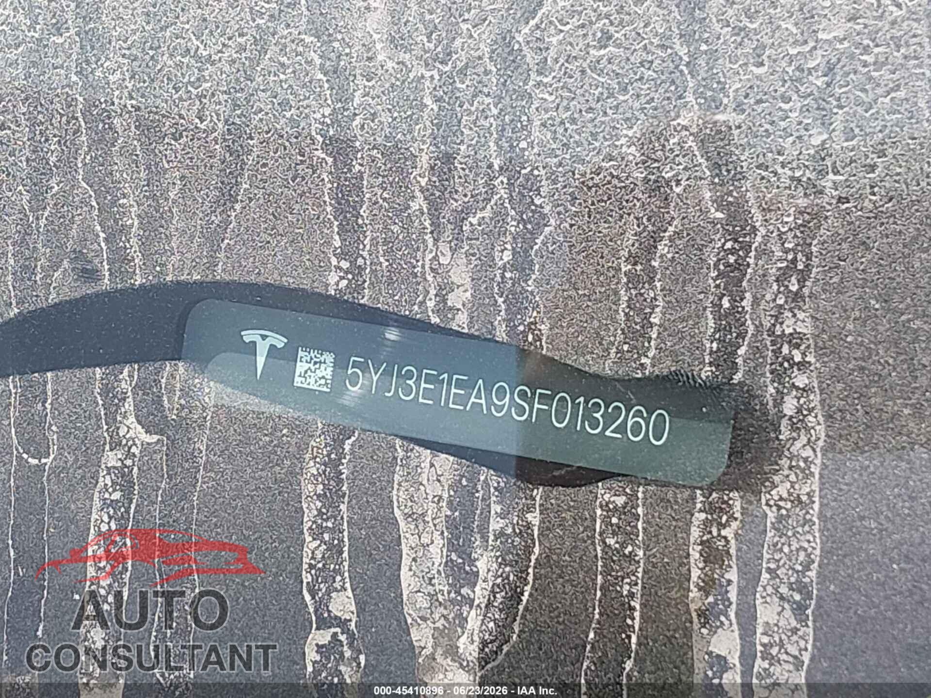 TESLA MODEL 3 2025 - 5YJ3E1EA9SF013260