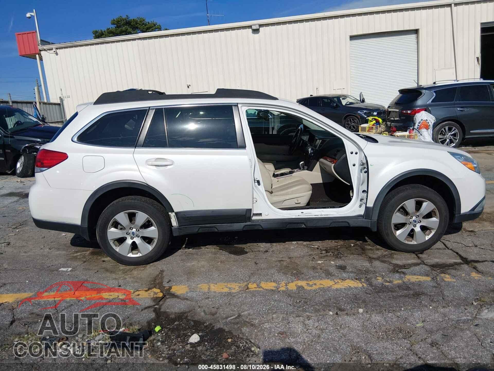 SUBARU OUTBACK 2011 - 4S4BRBLC7B3447583