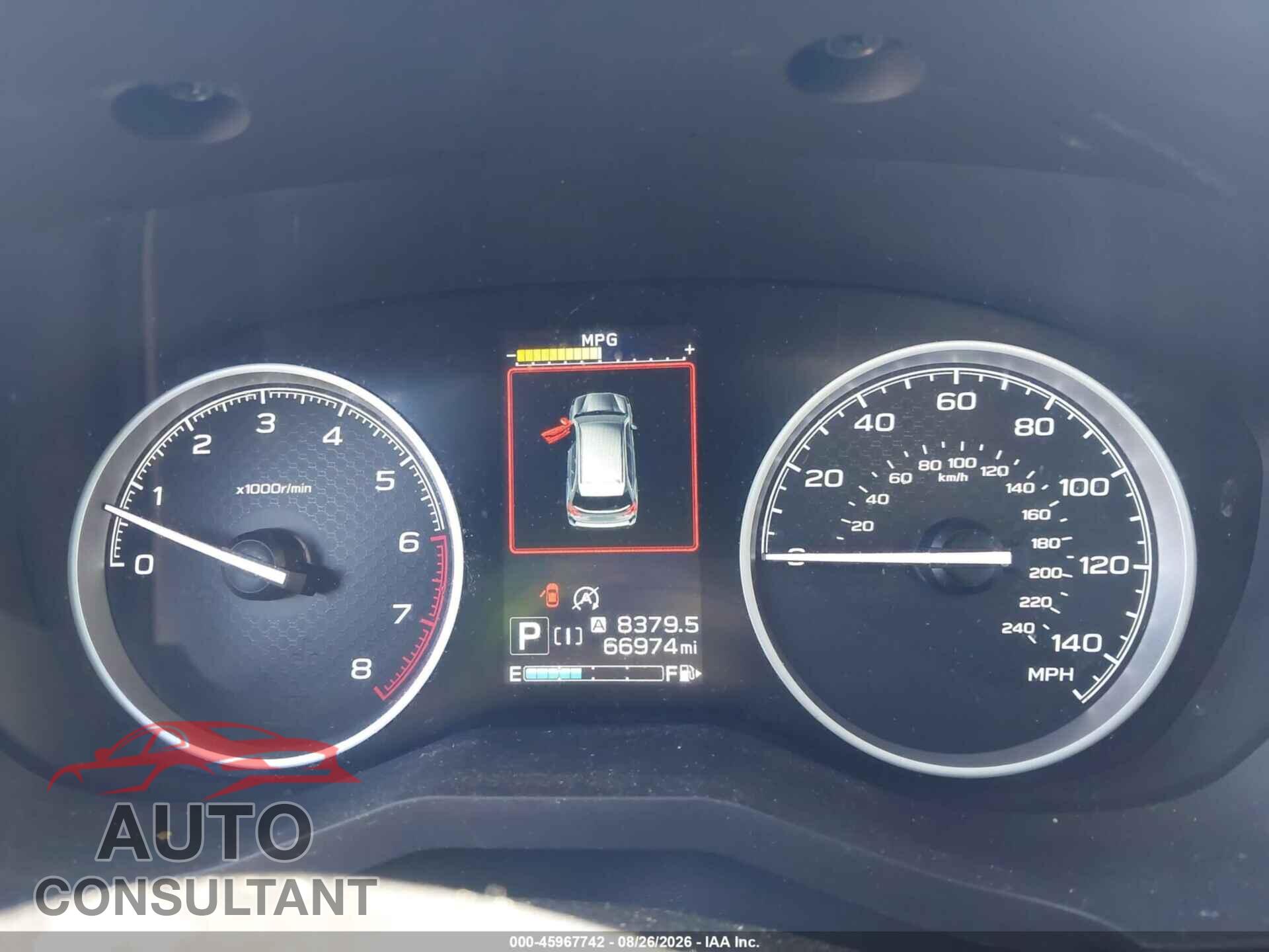 SUBARU FORESTER 2019 - JF2SKAEC5KH459493