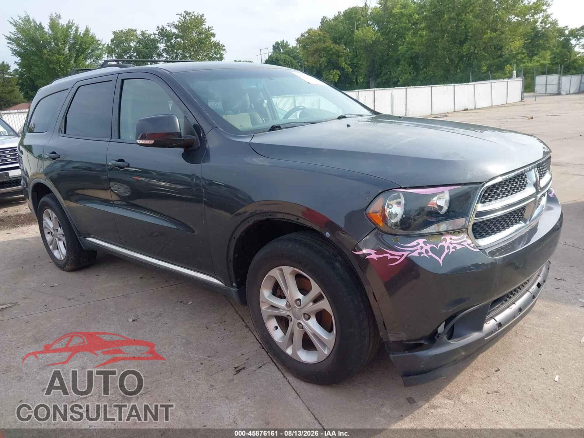 DODGE DURANGO 2011 - 1D4RE4GG2BC625426