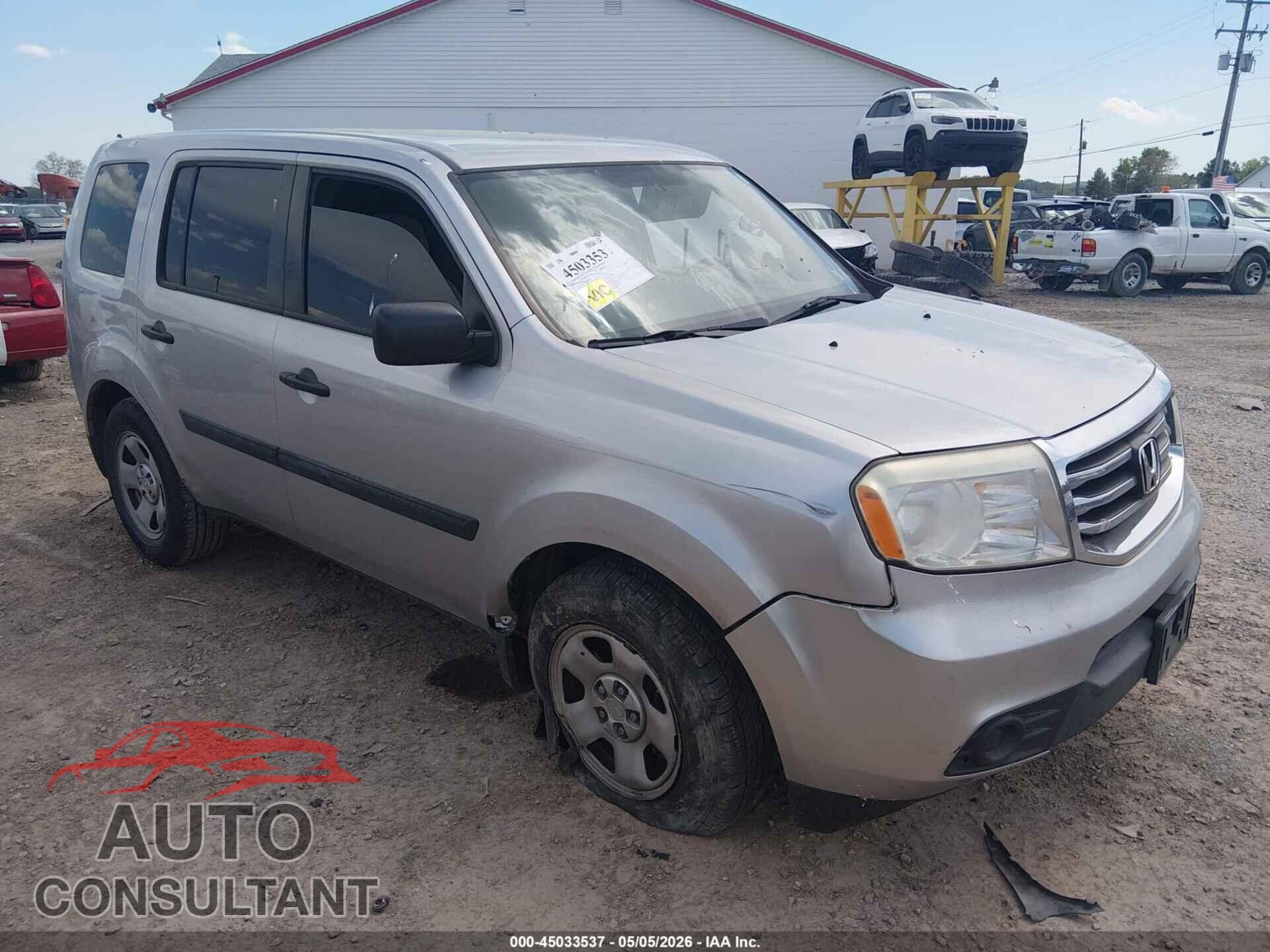 HONDA PILOT 2015 - 5FNYF4H22FB044302