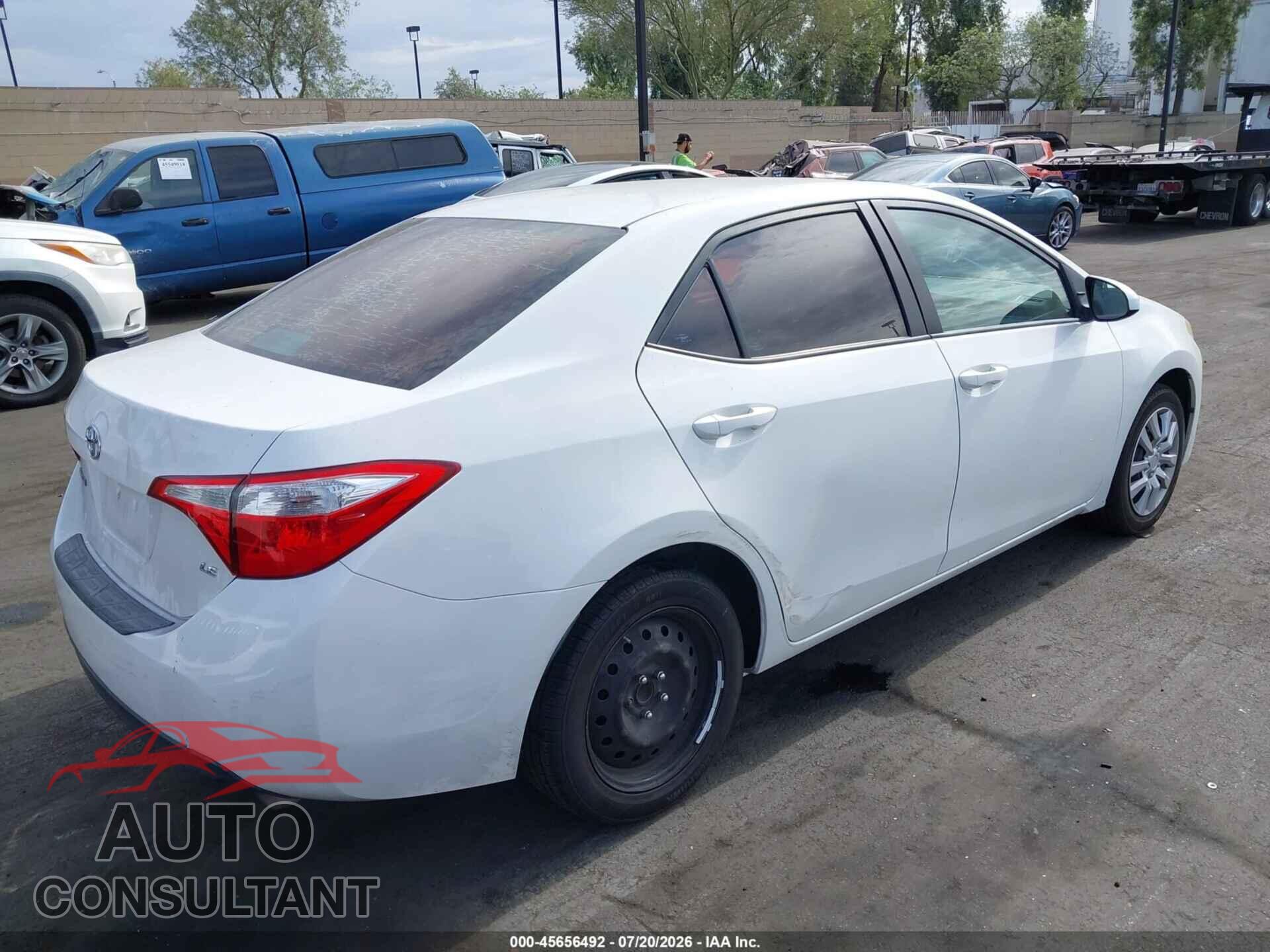 TOYOTA COROLLA 2016 - 5YFBURHEXGP382278