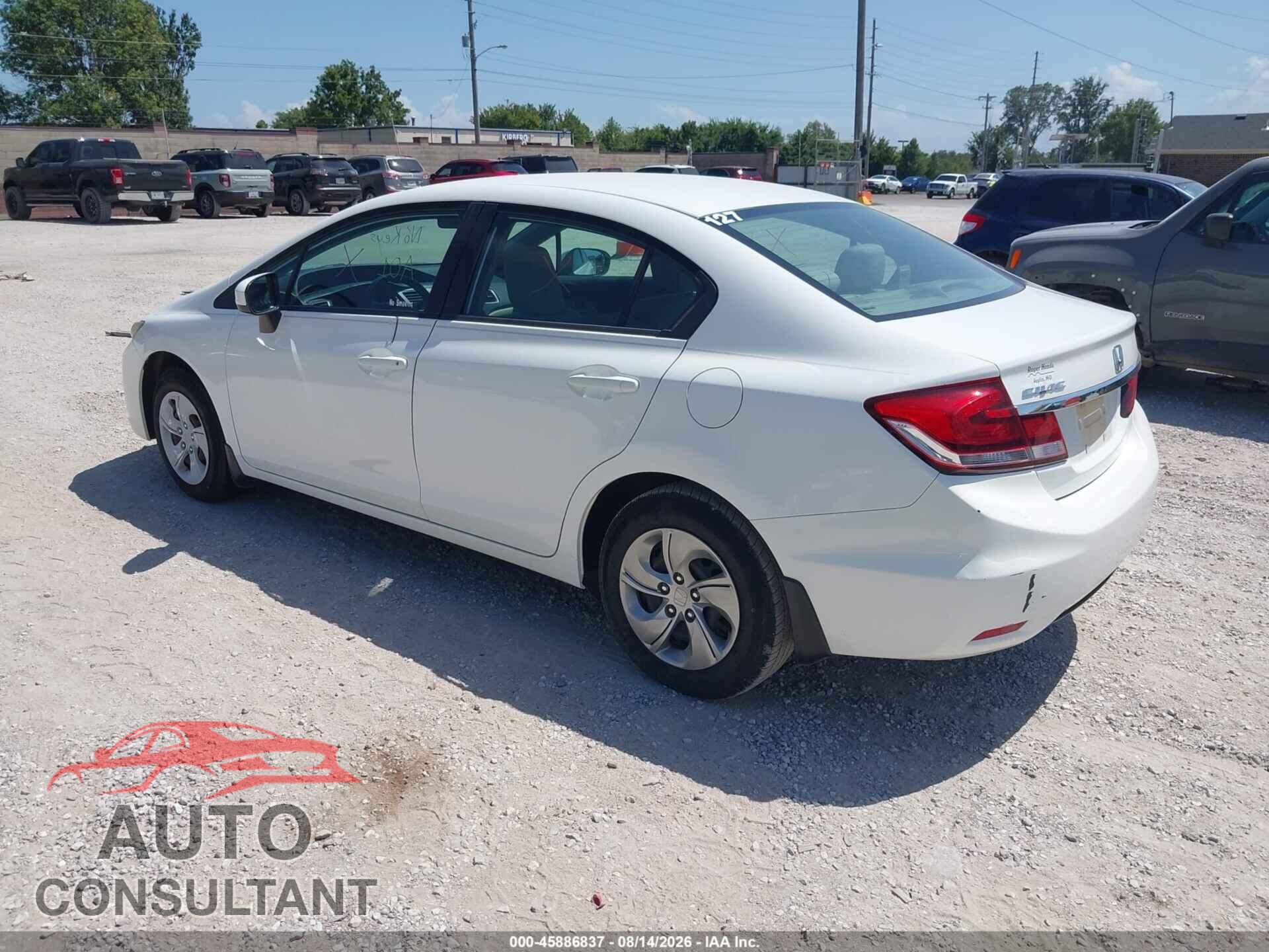 HONDA CIVIC 2014 - 19XFB2F53EE042406