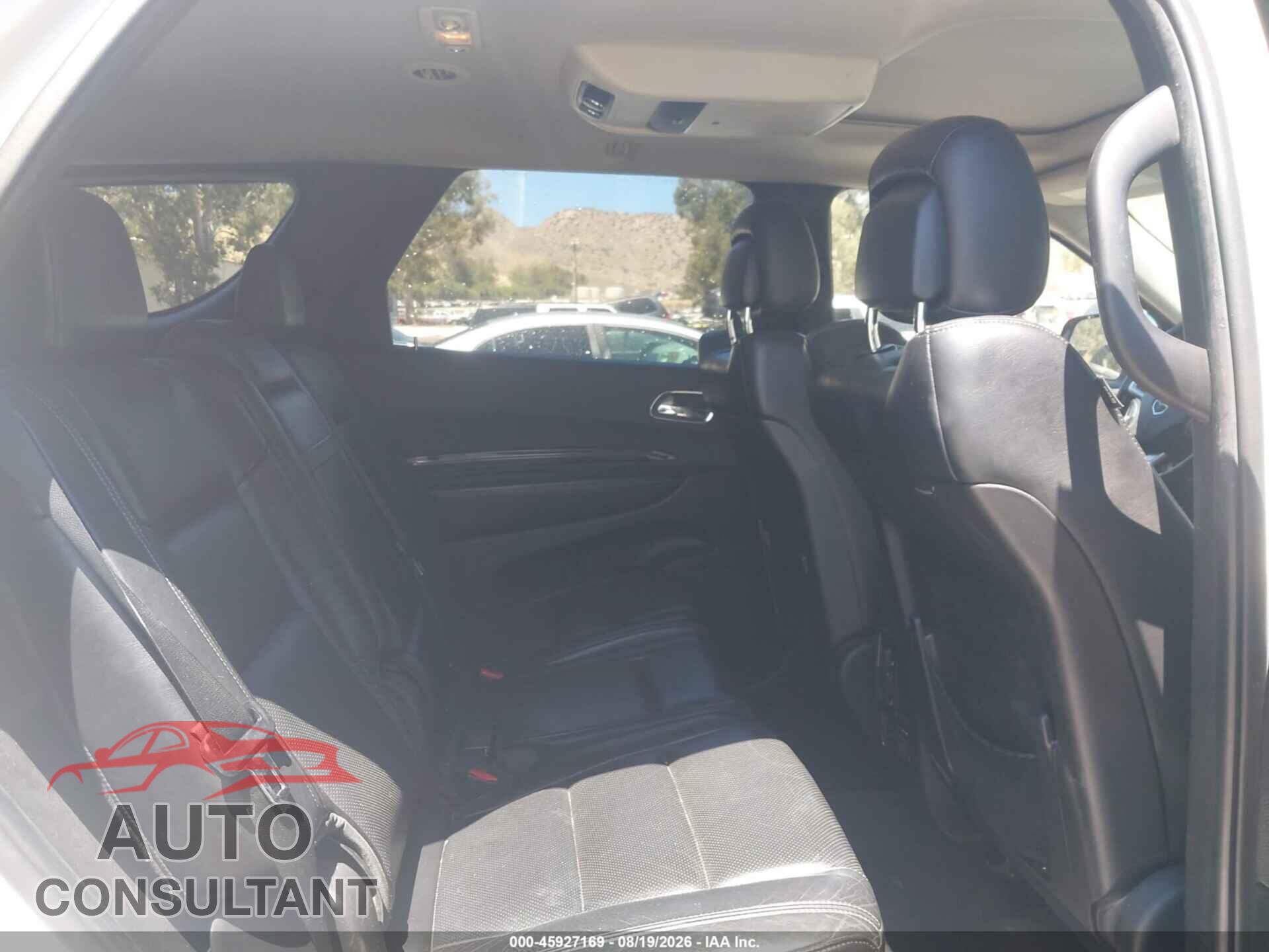 DODGE DURANGO 2011 - 1D4SD5GT4BC708511