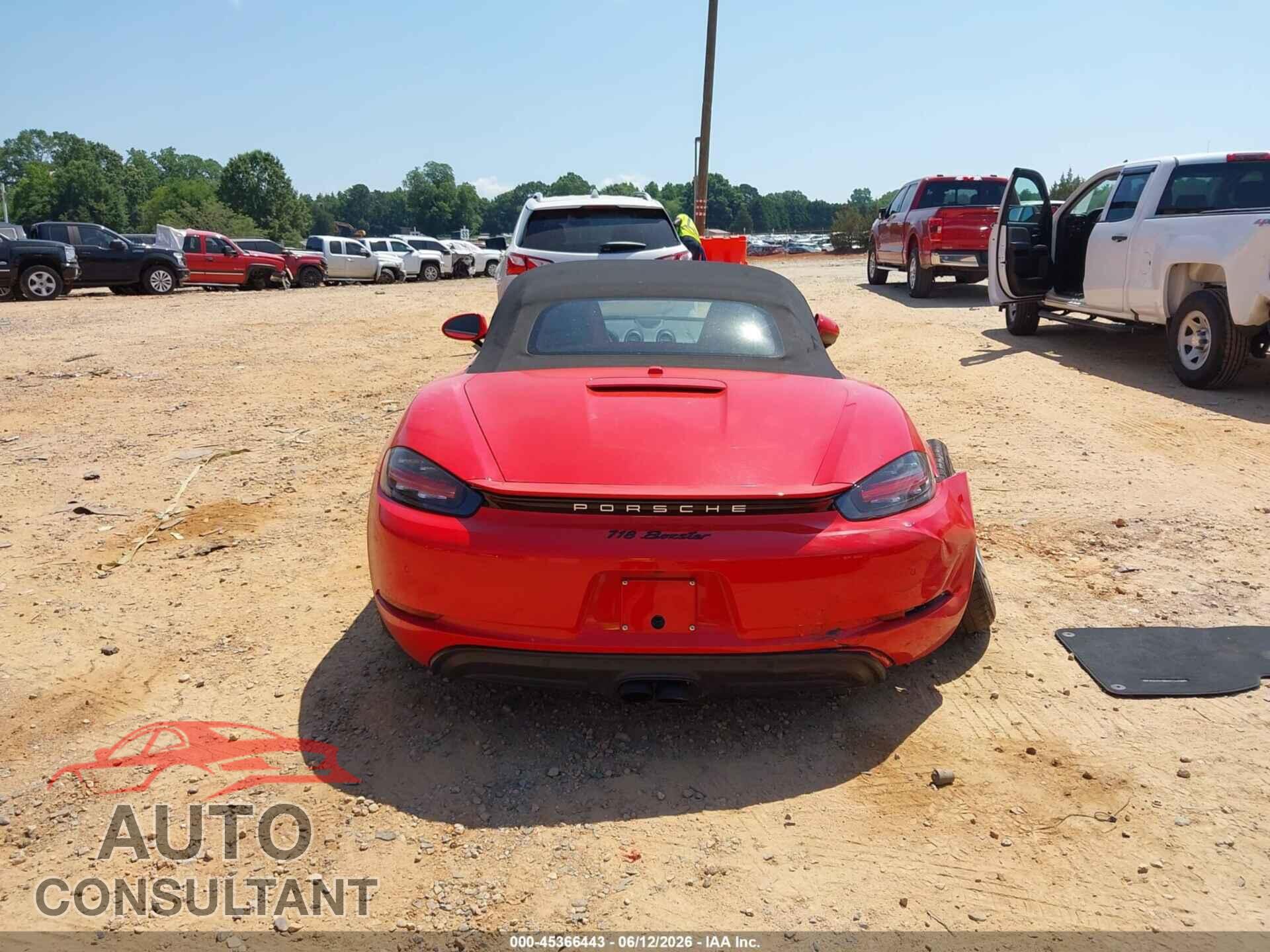 PORSCHE 718 BOXSTER 2019 - WP0CA2A82KS210634