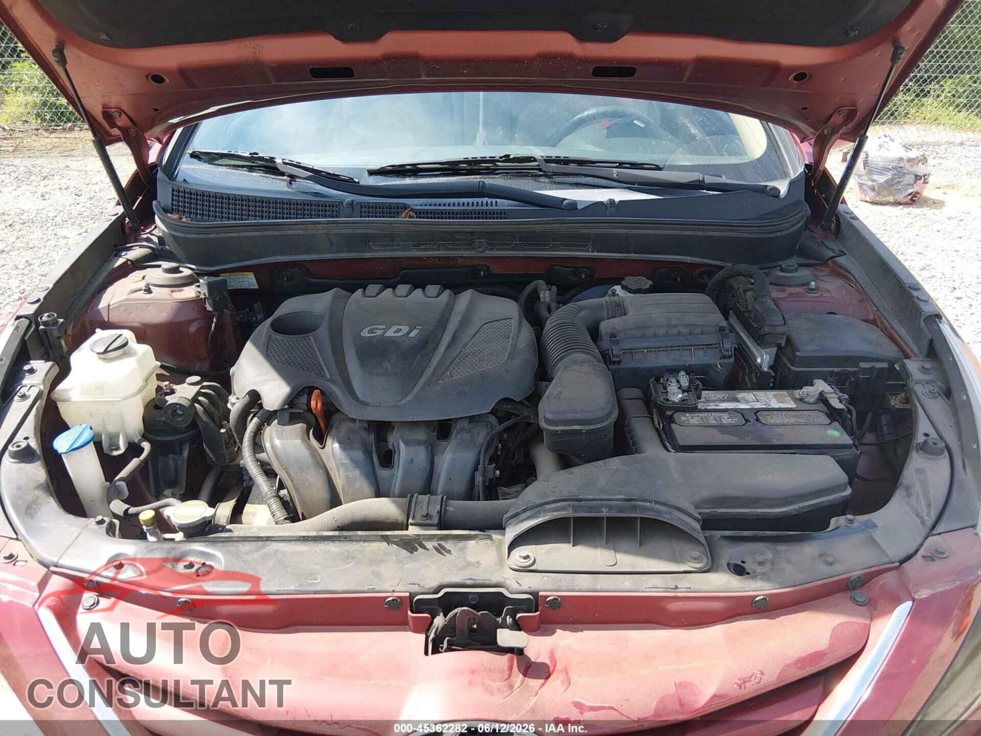 HYUNDAI SONATA 2012 - 5NPEB4AC2CH413481