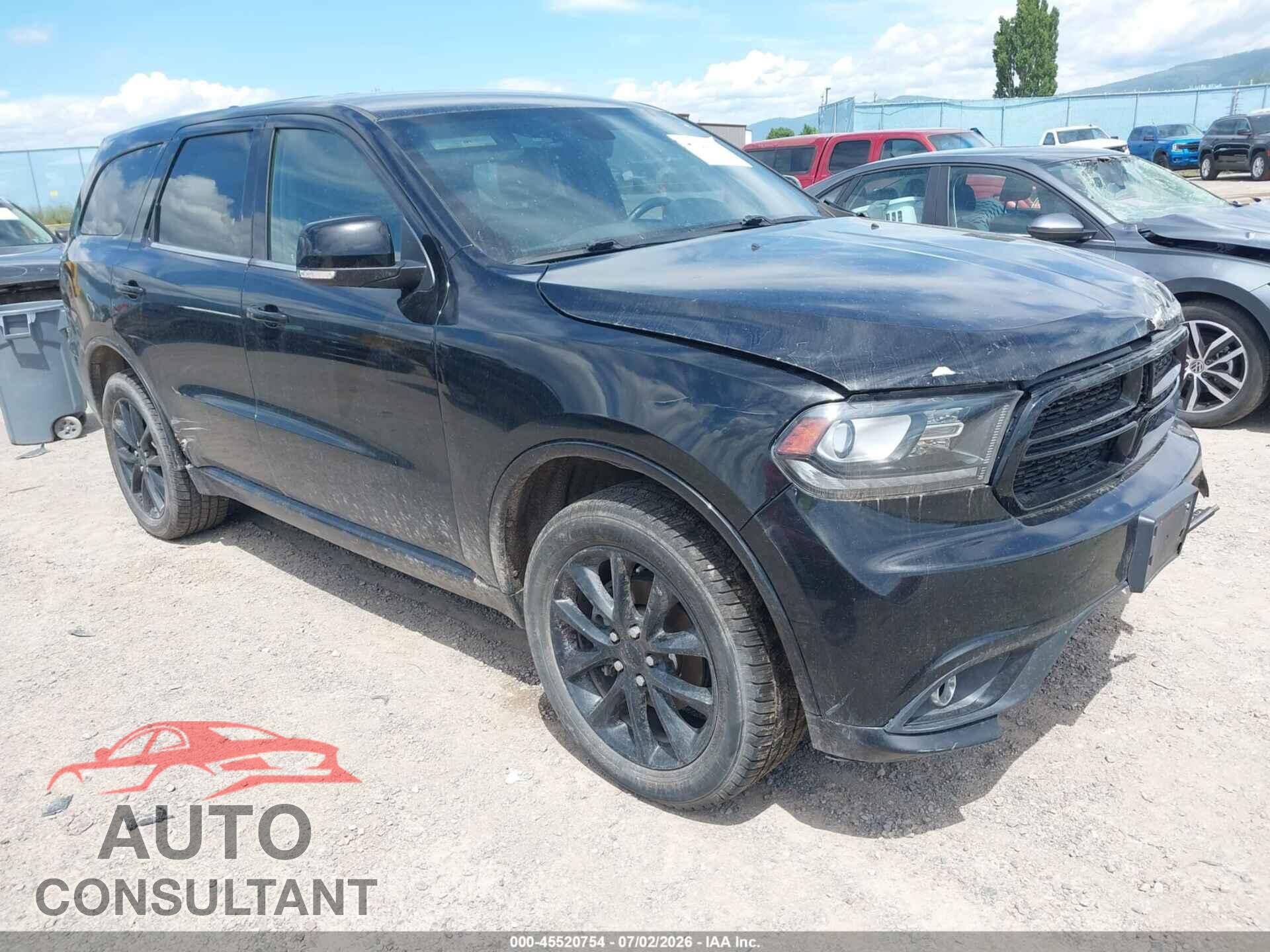 DODGE DURANGO 2017 - 1C4RDJDG7HC820580