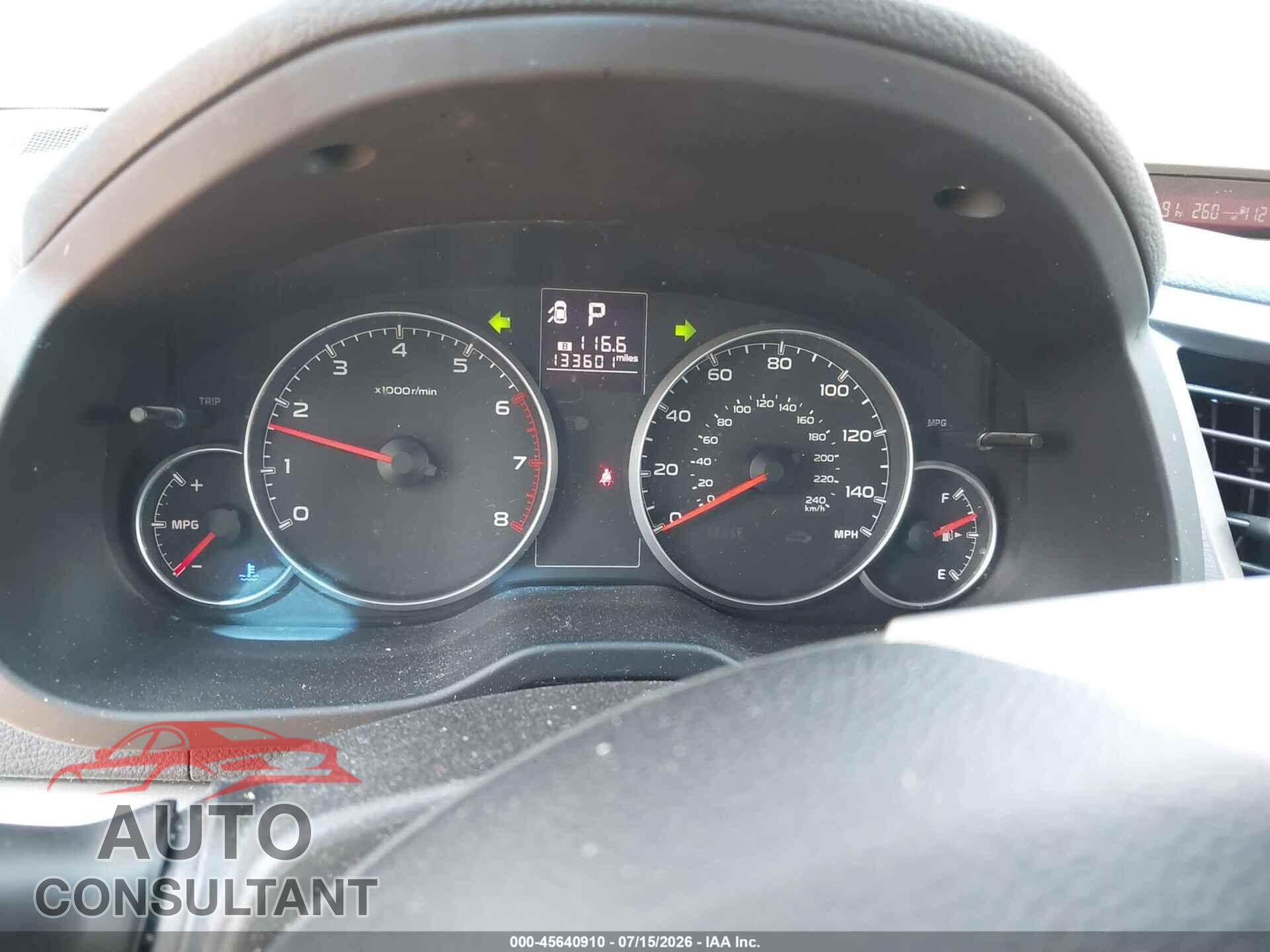 SUBARU OUTBACK 2014 - 4S4BRBCC8E3290215