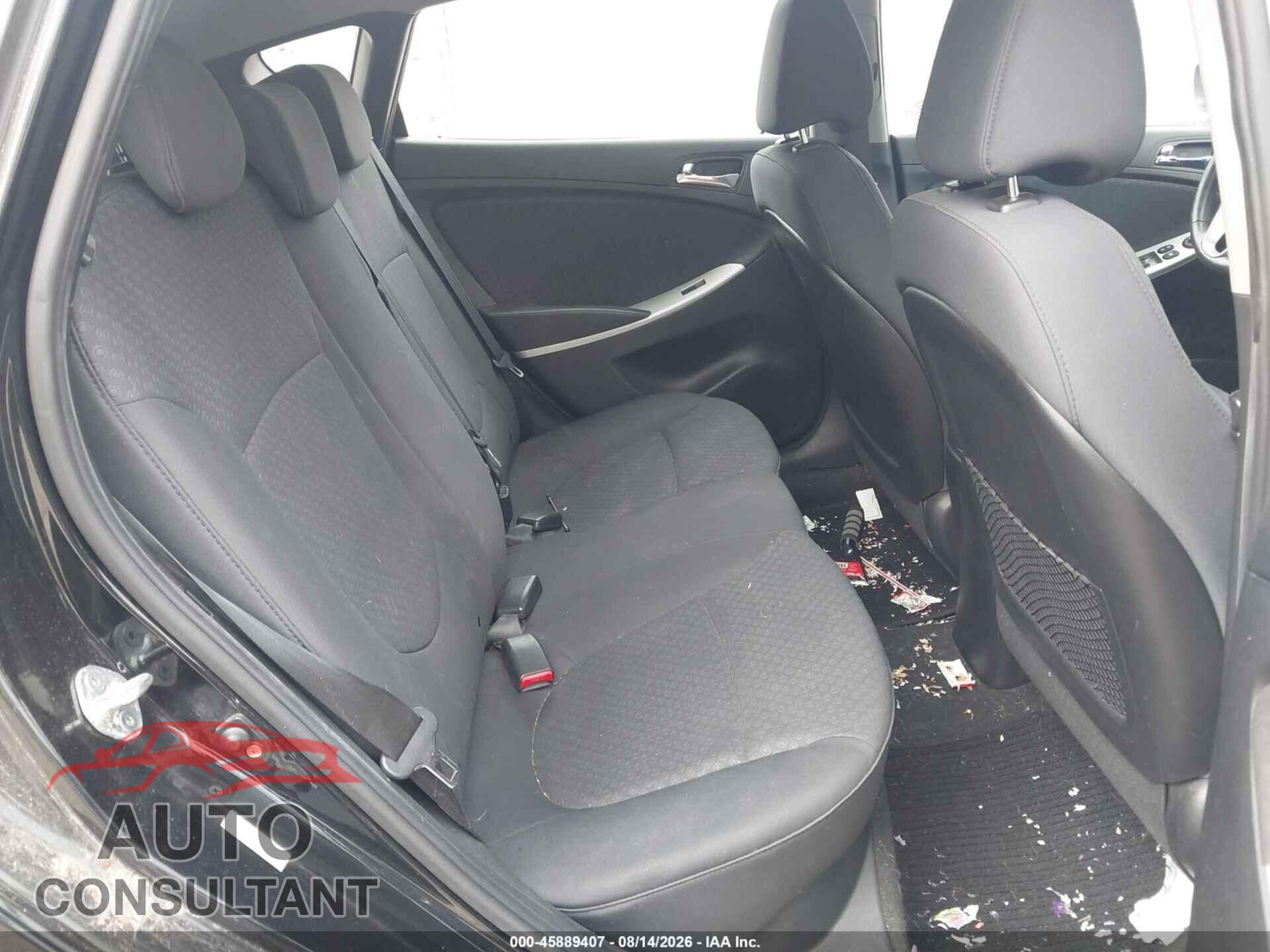 HYUNDAI ACCENT 2012 - KMHCU5AE4CU035013