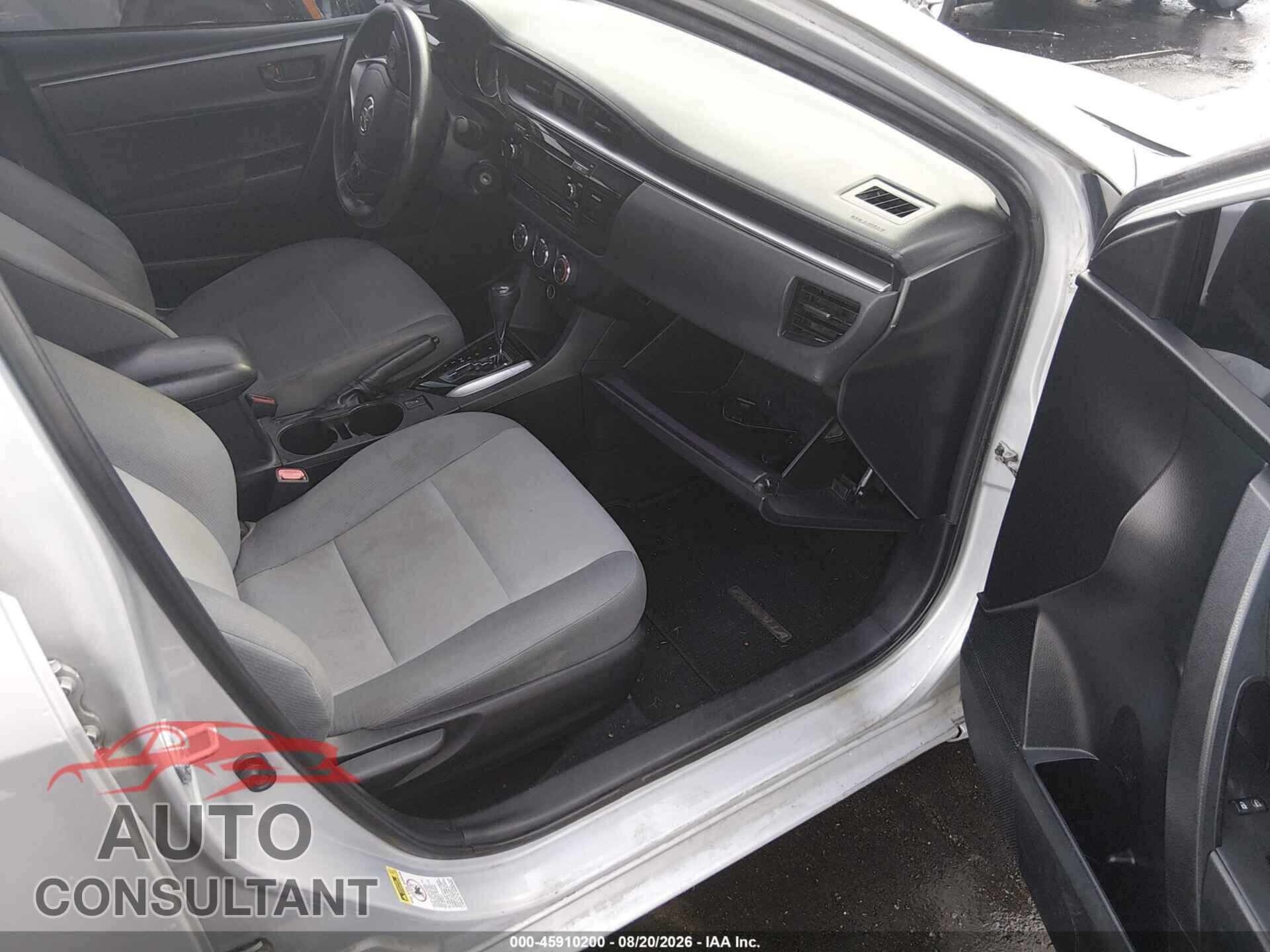 TOYOTA COROLLA 2014 - 2T1BURHEXEC207851