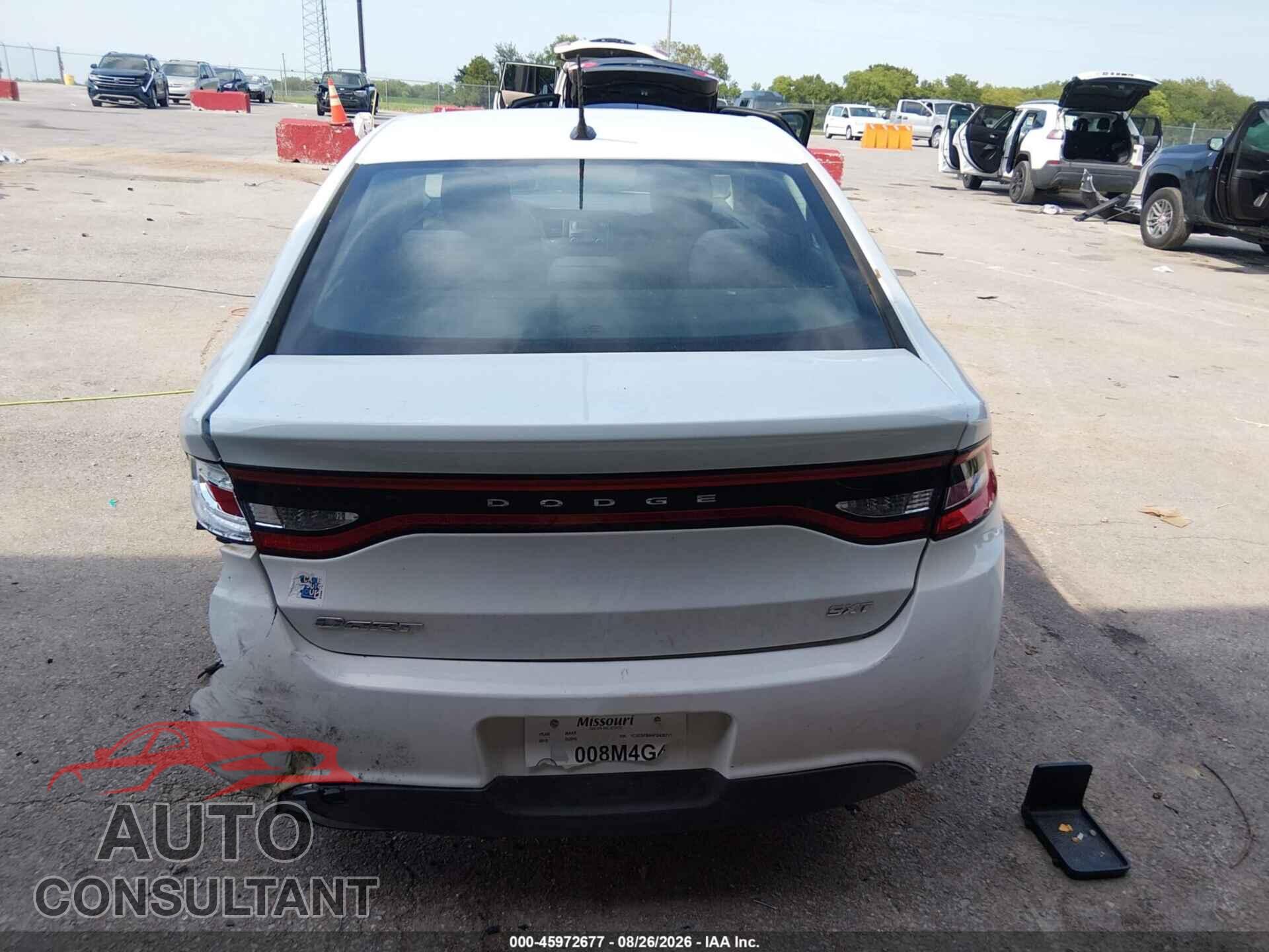 DODGE DART 2015 - 1C3CDFBB4FD420711