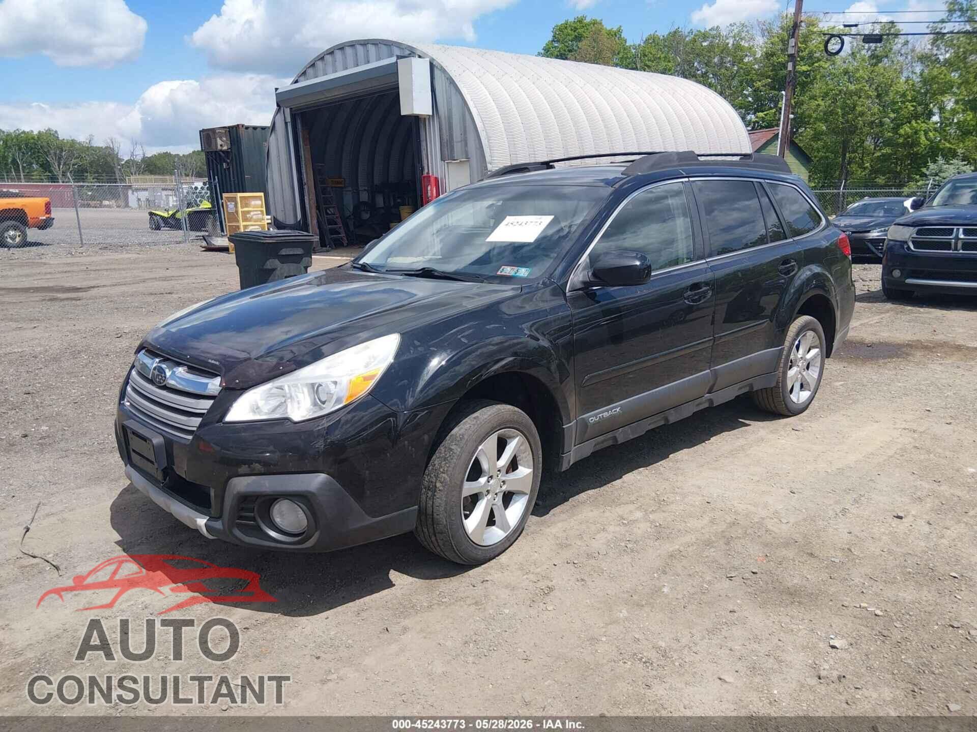SUBARU OUTBACK 2013 - 4S4BRBKC9D3265033