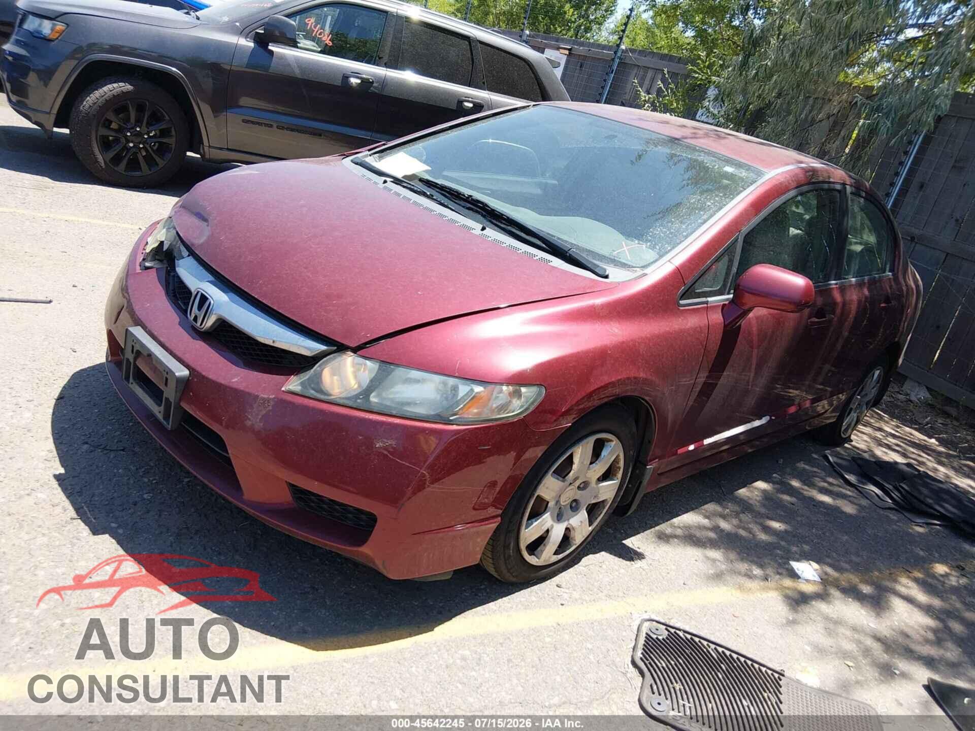 HONDA CIVIC 2009 - 19XFA16579E038541