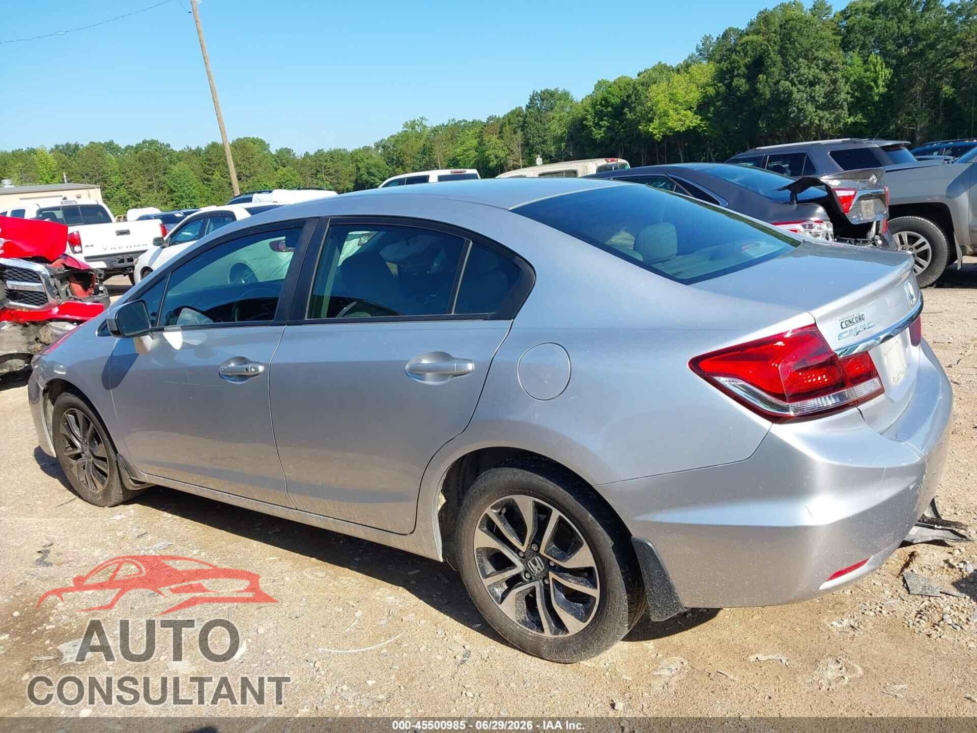 HONDA CIVIC 2014 - 19XFB2F83EE009013