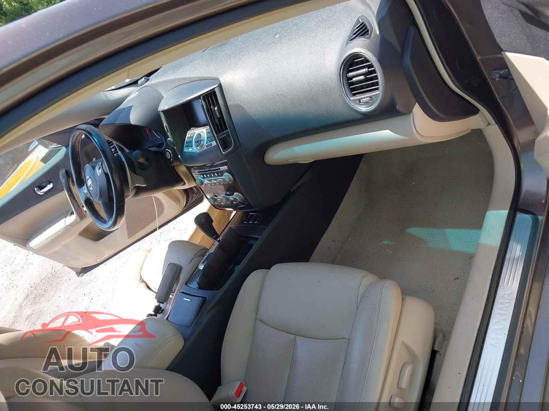 NISSAN MAXIMA 2012 - 1N4AA5AP0CC820162