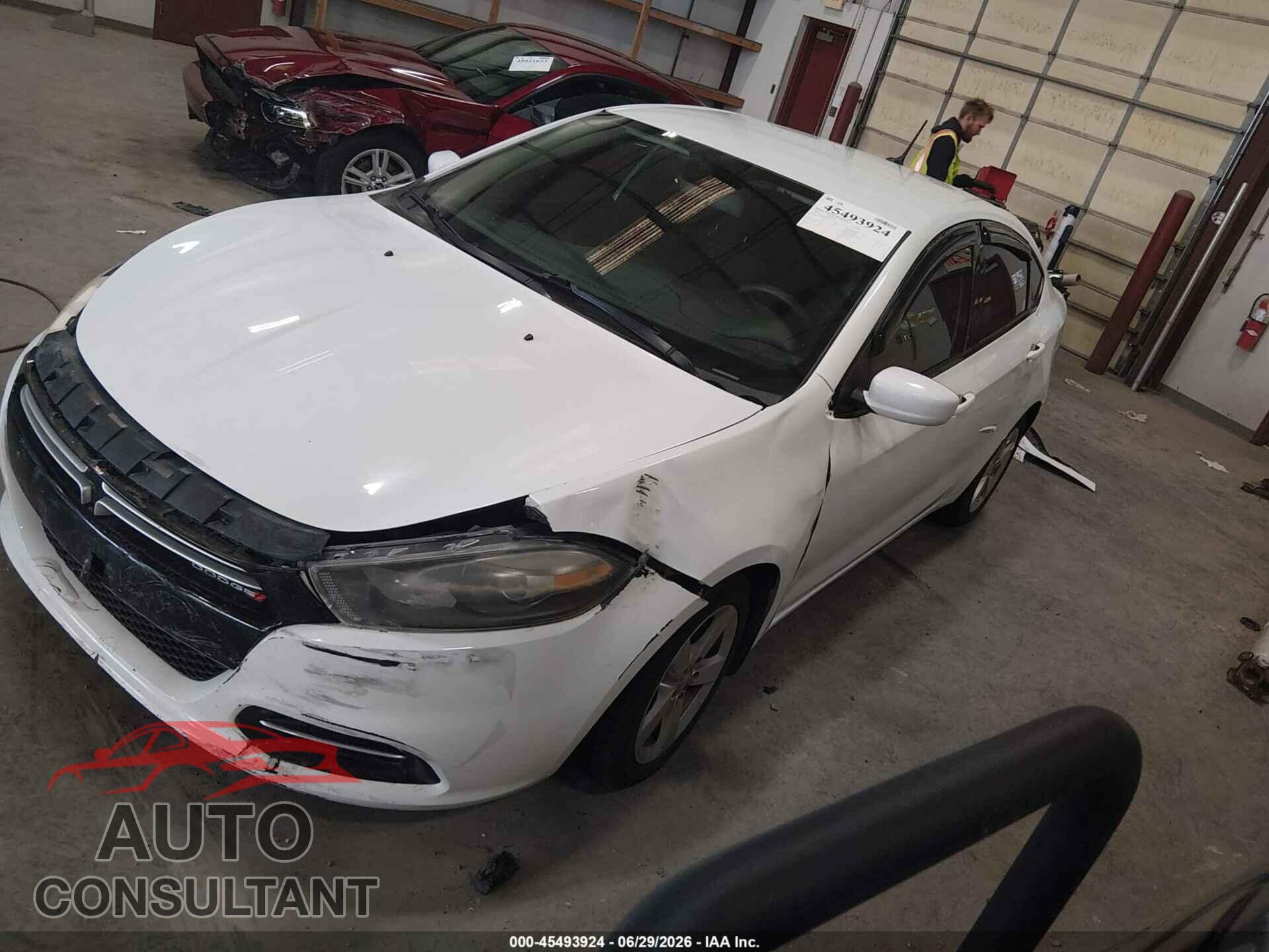 DODGE DART 2015 - 1C3CDFBB3FD227191