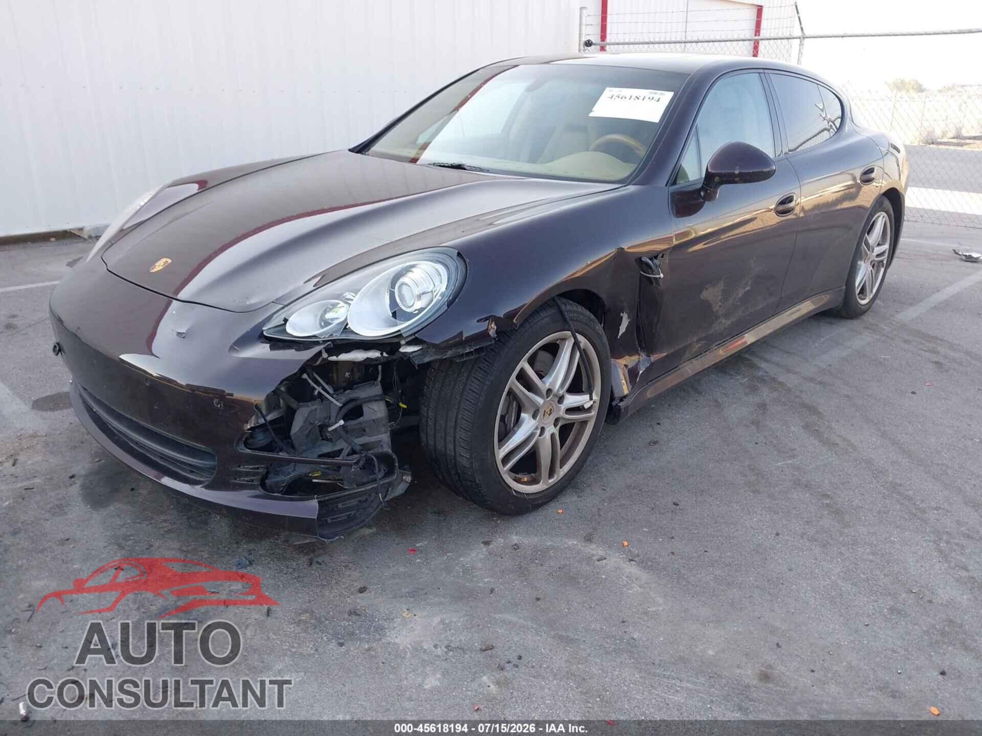 PORSCHE PANAMERA 2011 - WP0AA2A71BL011129