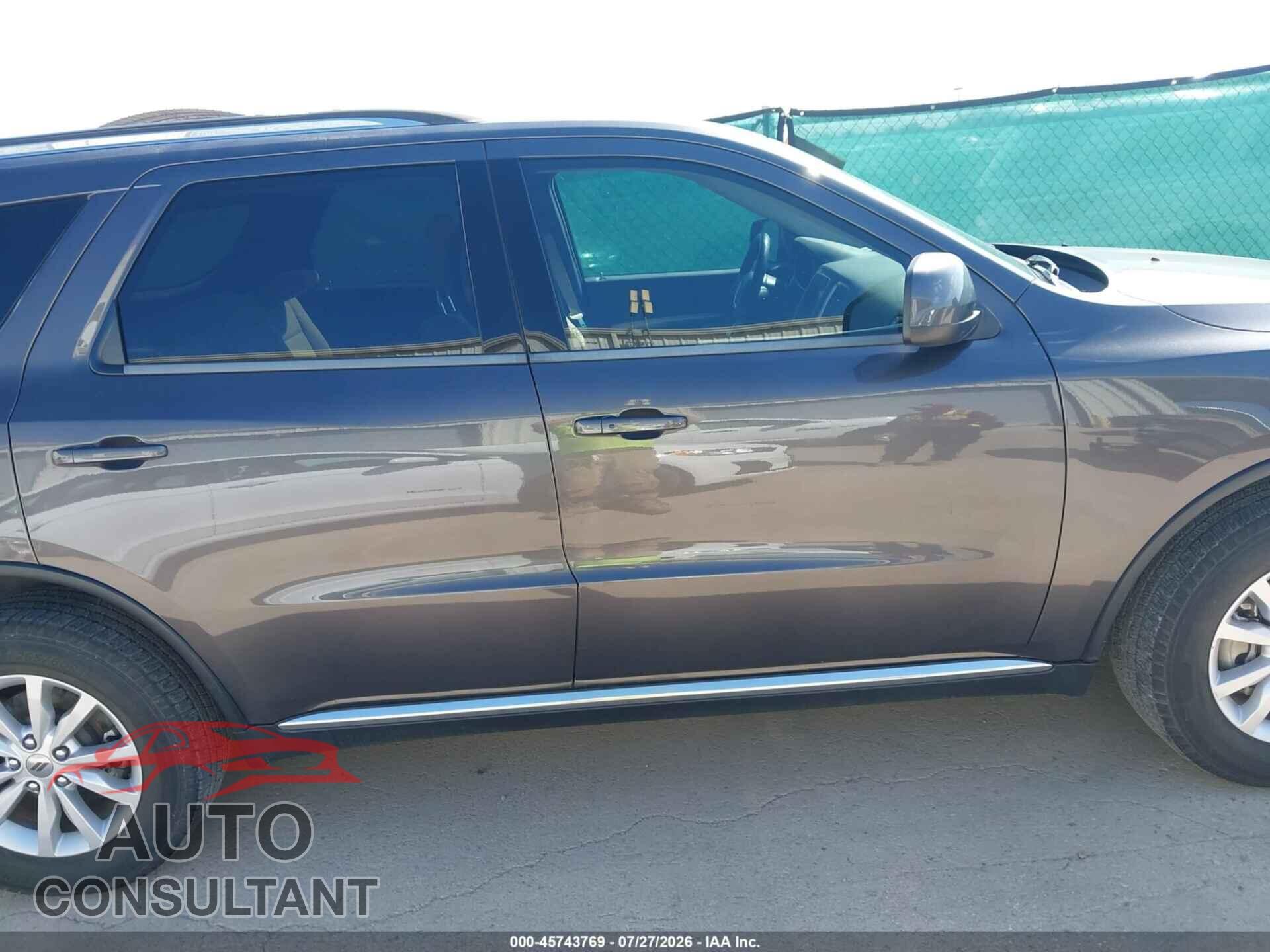 DODGE DURANGO 2019 - 1C4RDJAG7KC844633