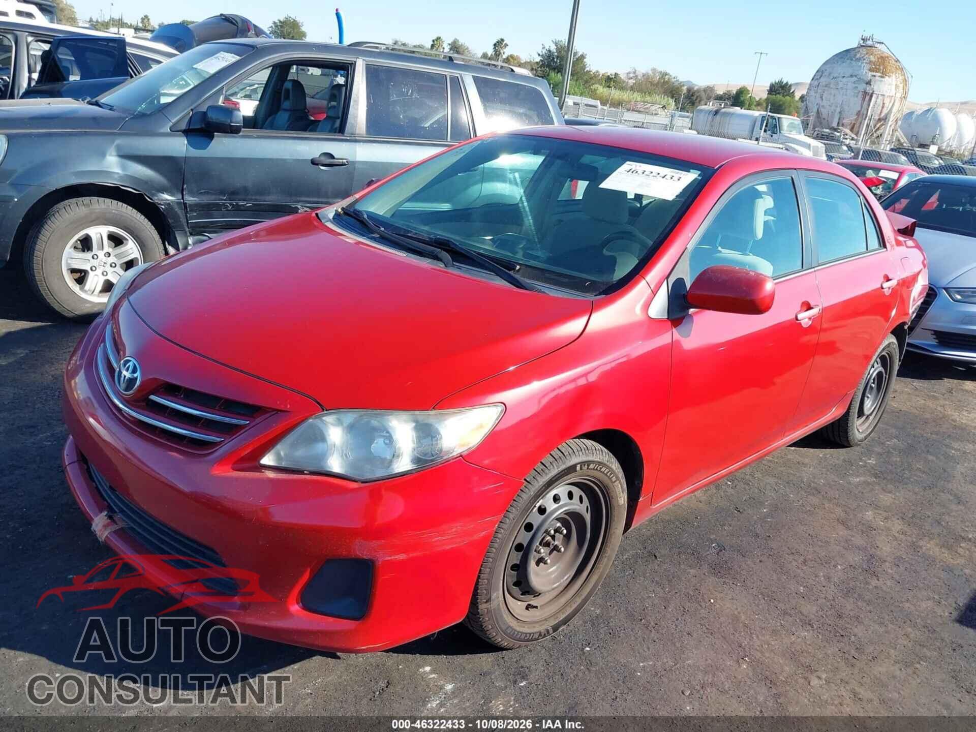 TOYOTA COROLLA 2013 - 5YFBU4EEXDP186568