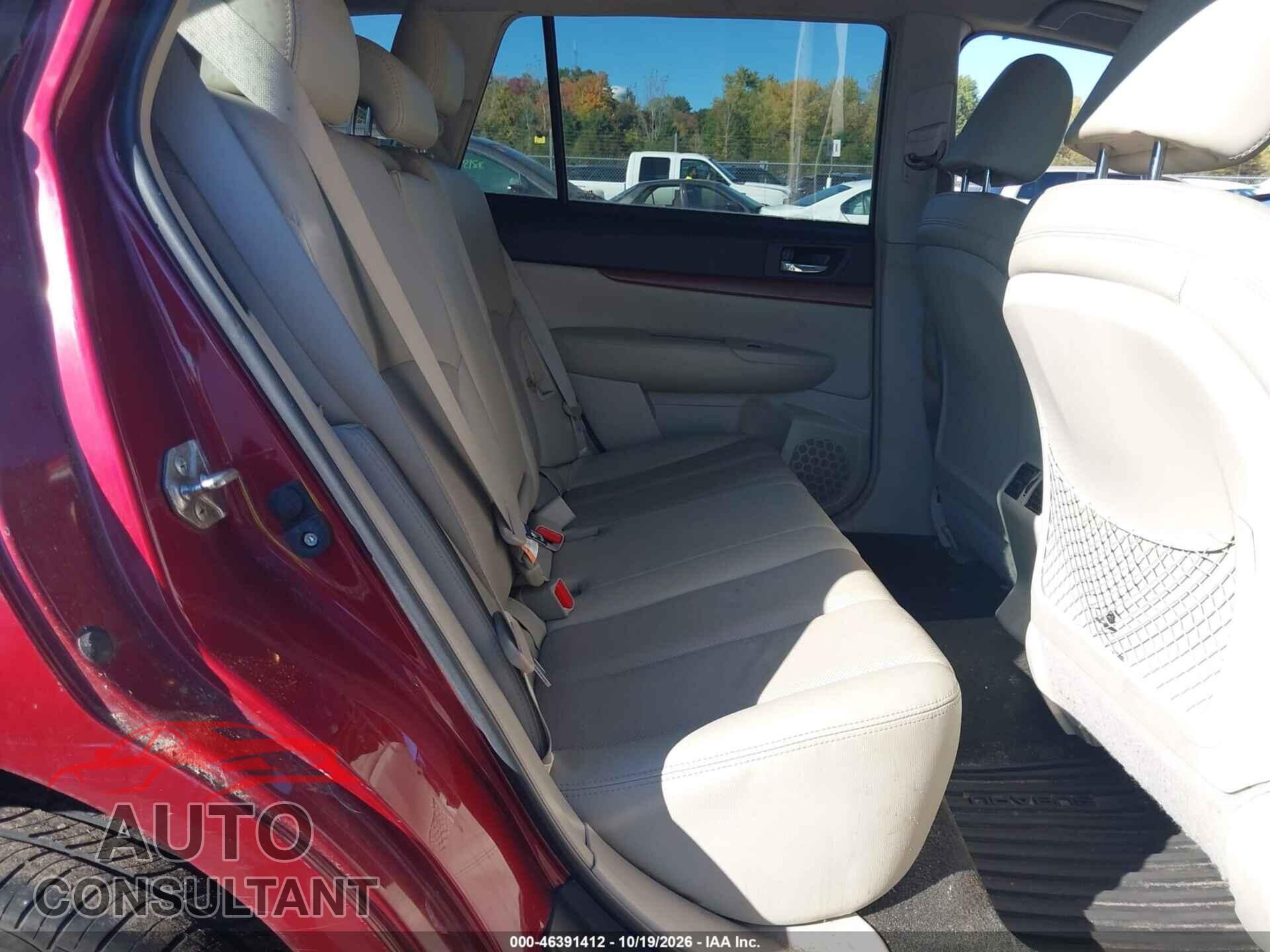 SUBARU OUTBACK 2013 - 4S4BRBPC7D3263418