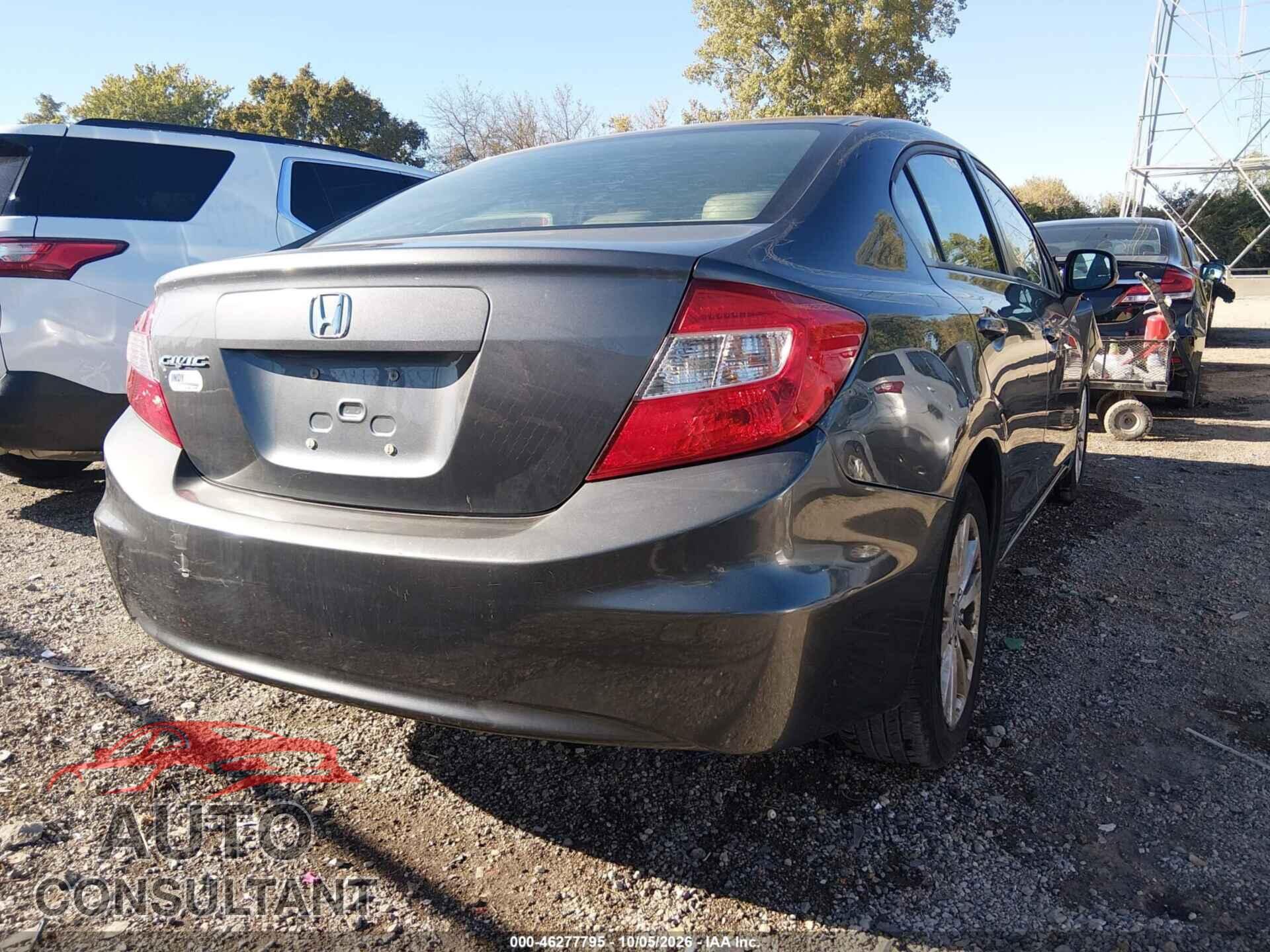 HONDA CIVIC 2012 - 19XFB2F97CE314844