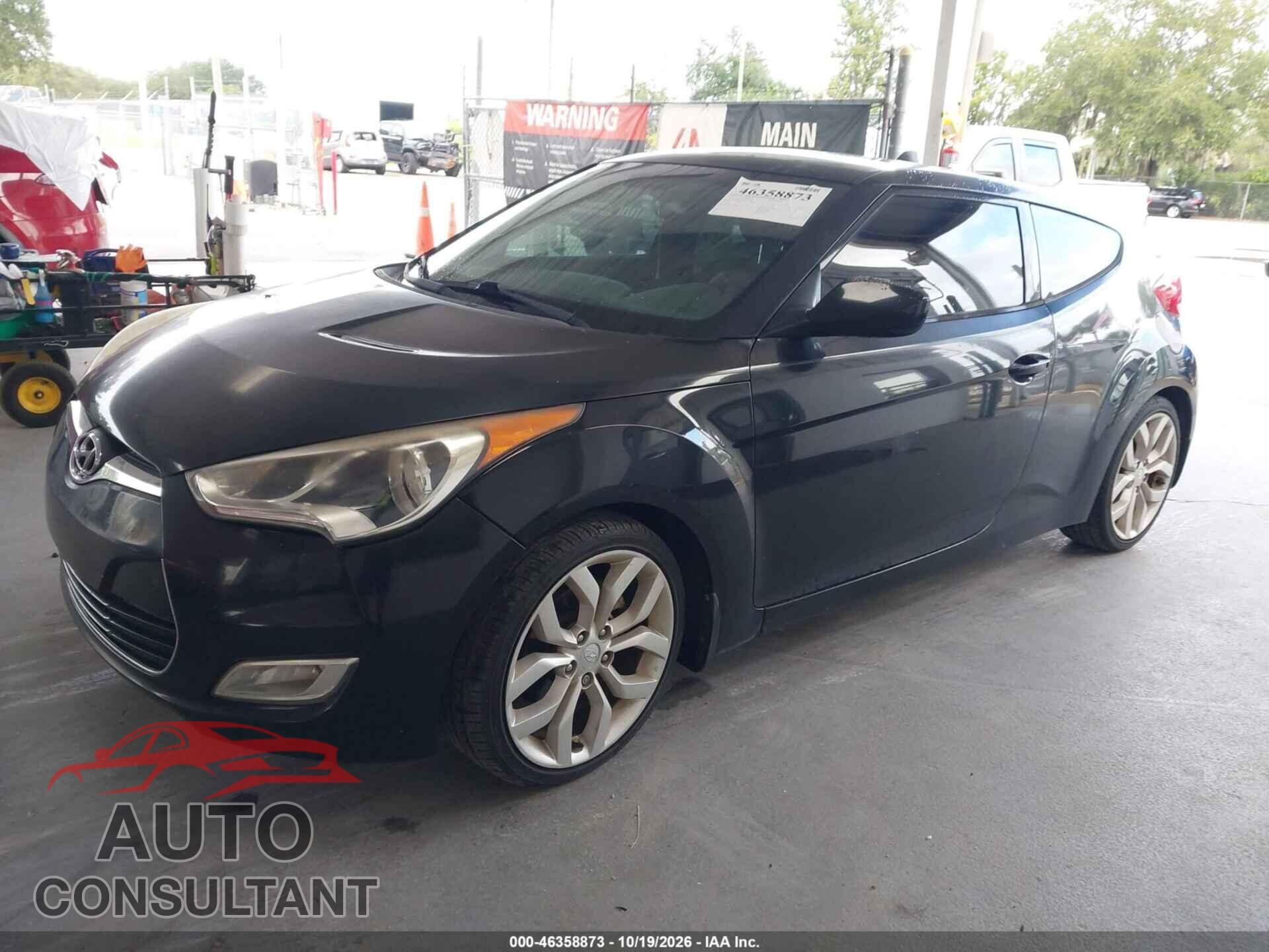HYUNDAI VELOSTER 2012 - KMHTC6AD2CU078782