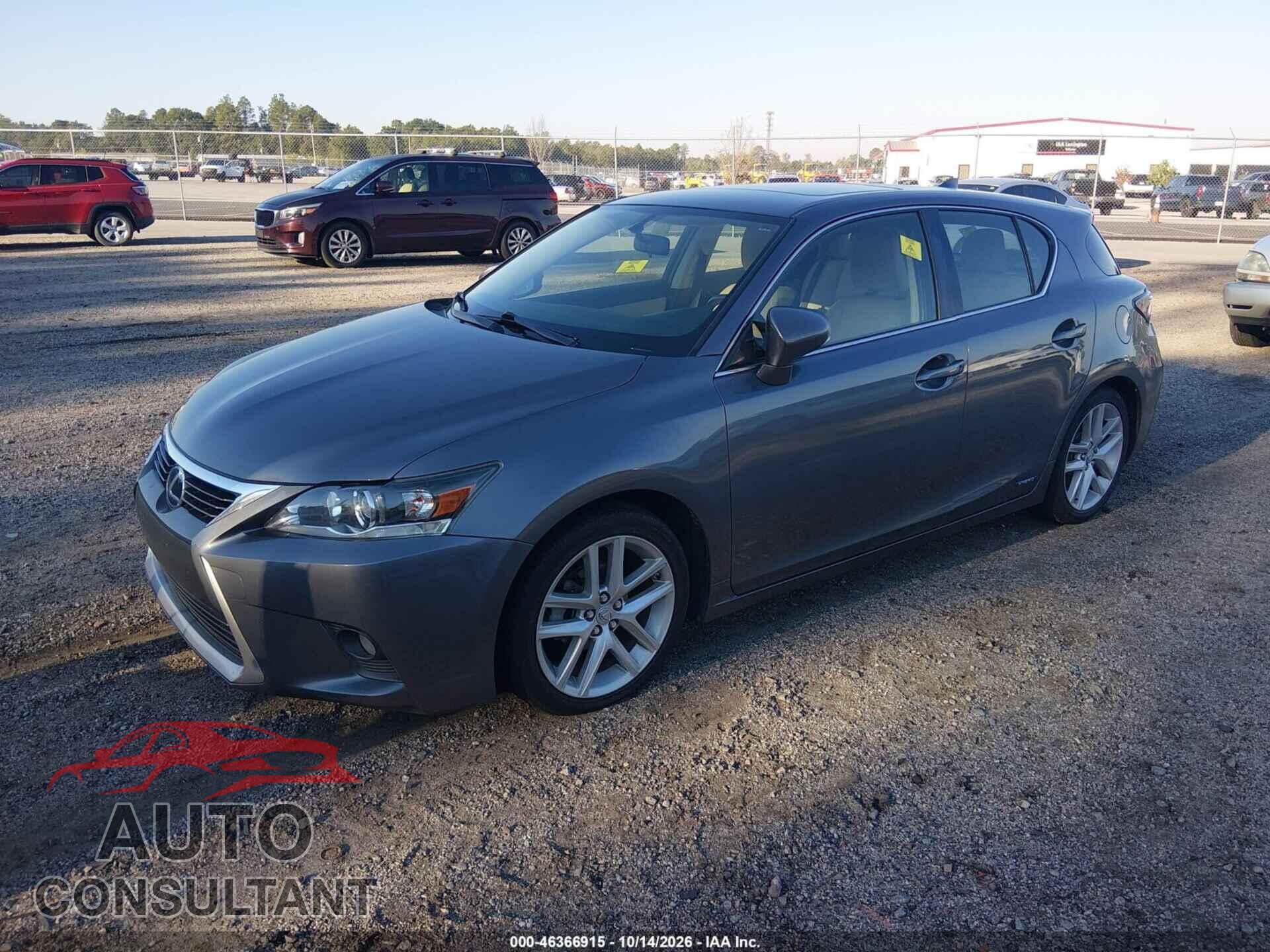 LEXUS CT 200H 2014 - JTHKD5BH2E2184509