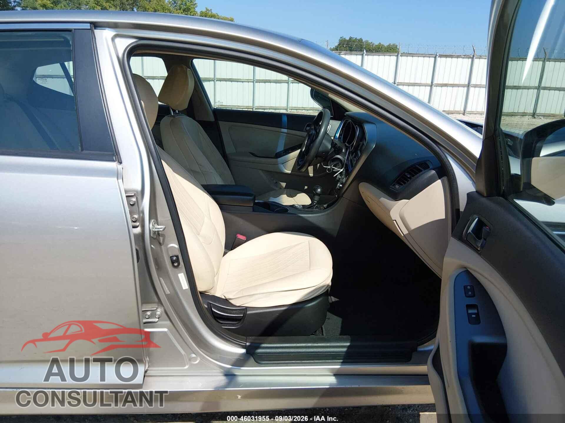 KIA OPTIMA 2014 - KNAGM4A71E5494432