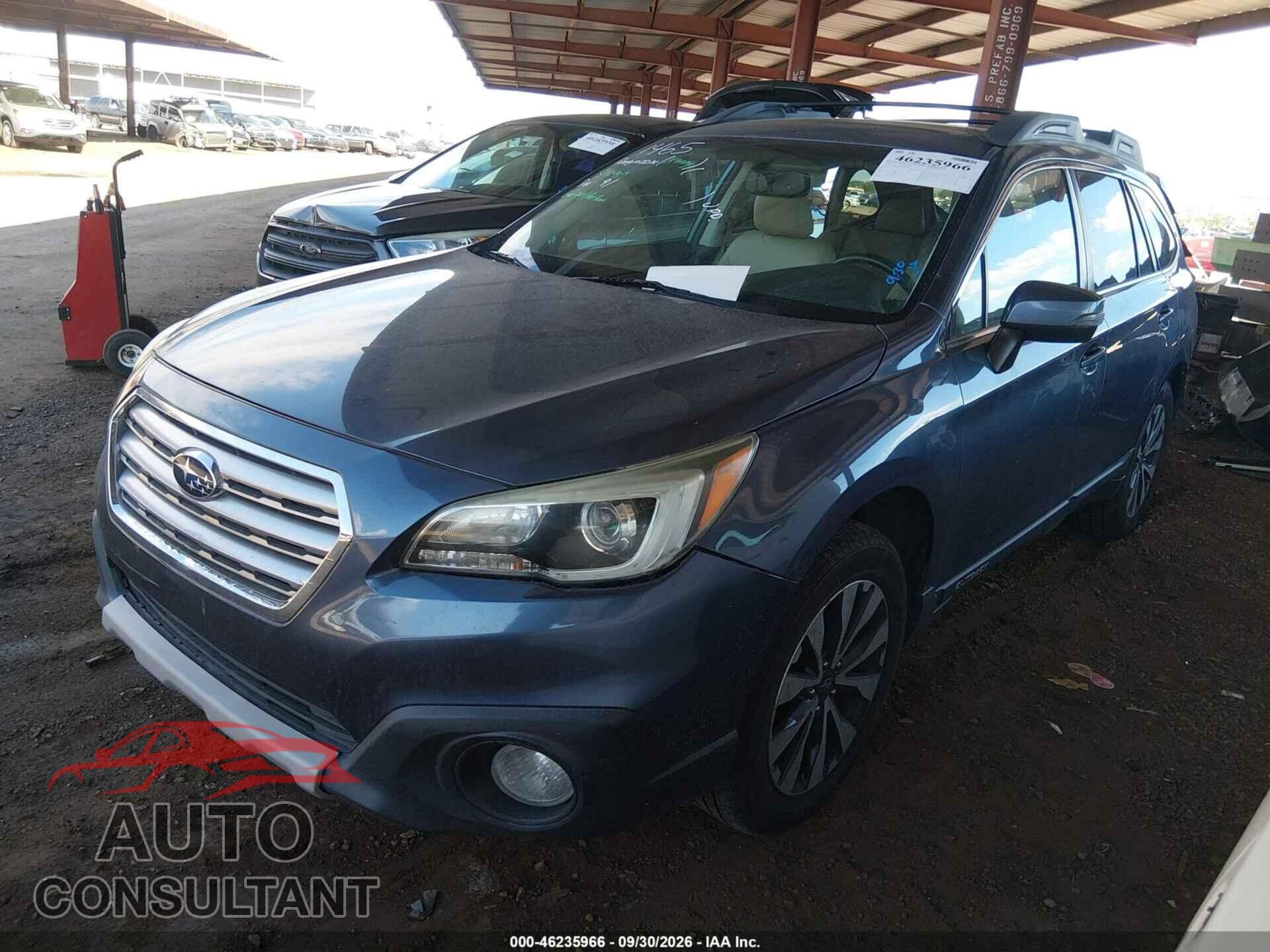 SUBARU OUTBACK 2015 - 4S4BSALC7F3256184