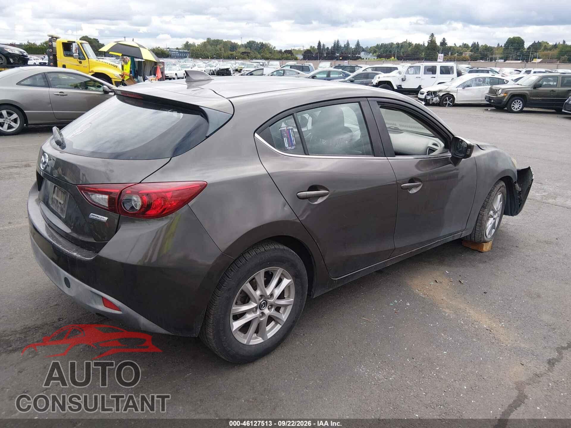 MAZDA MAZDA3 2015 - JM1BM1M76F1244703