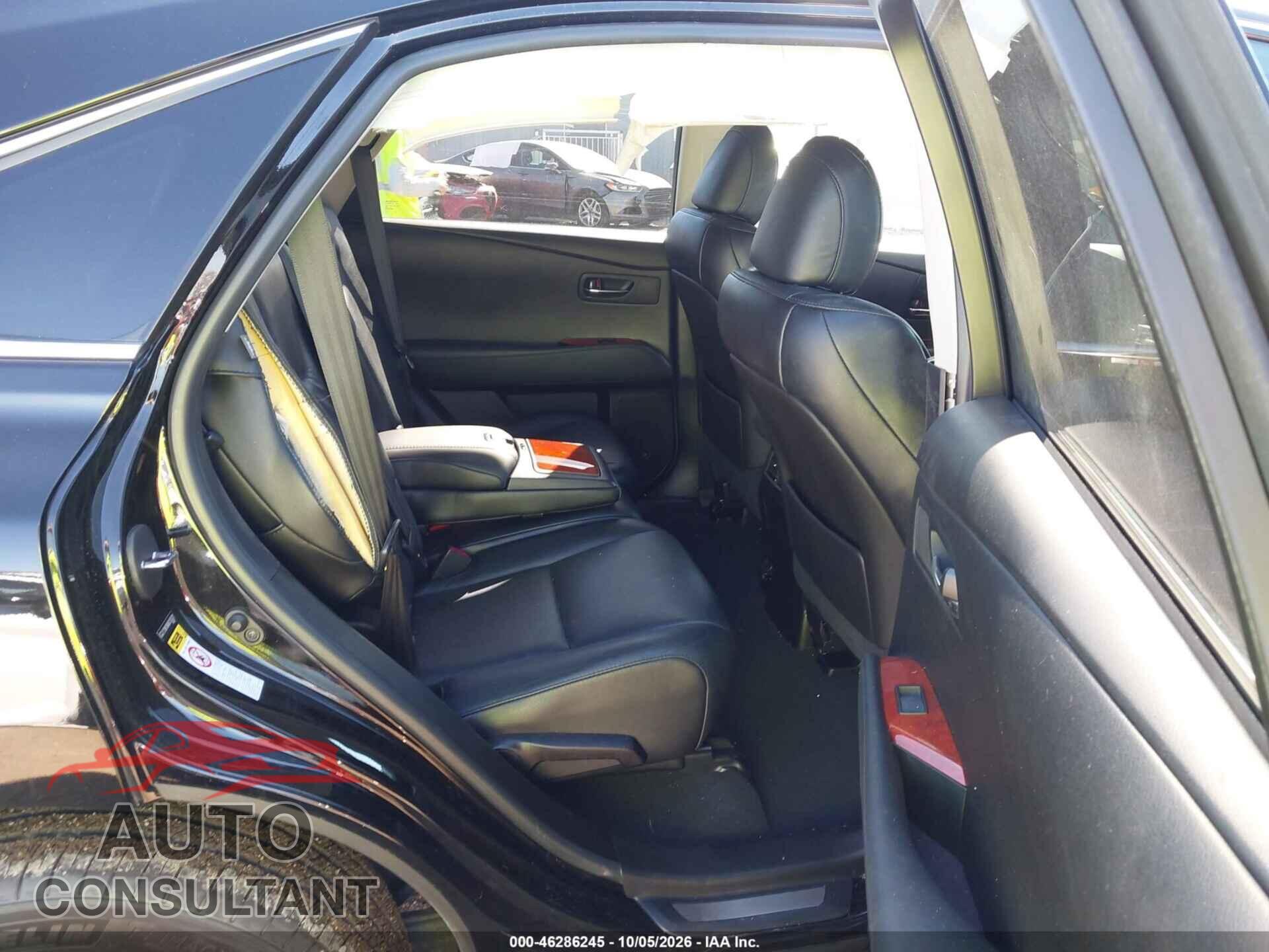 LEXUS RX 350 2011 - 2T2BK1BA6BC103331