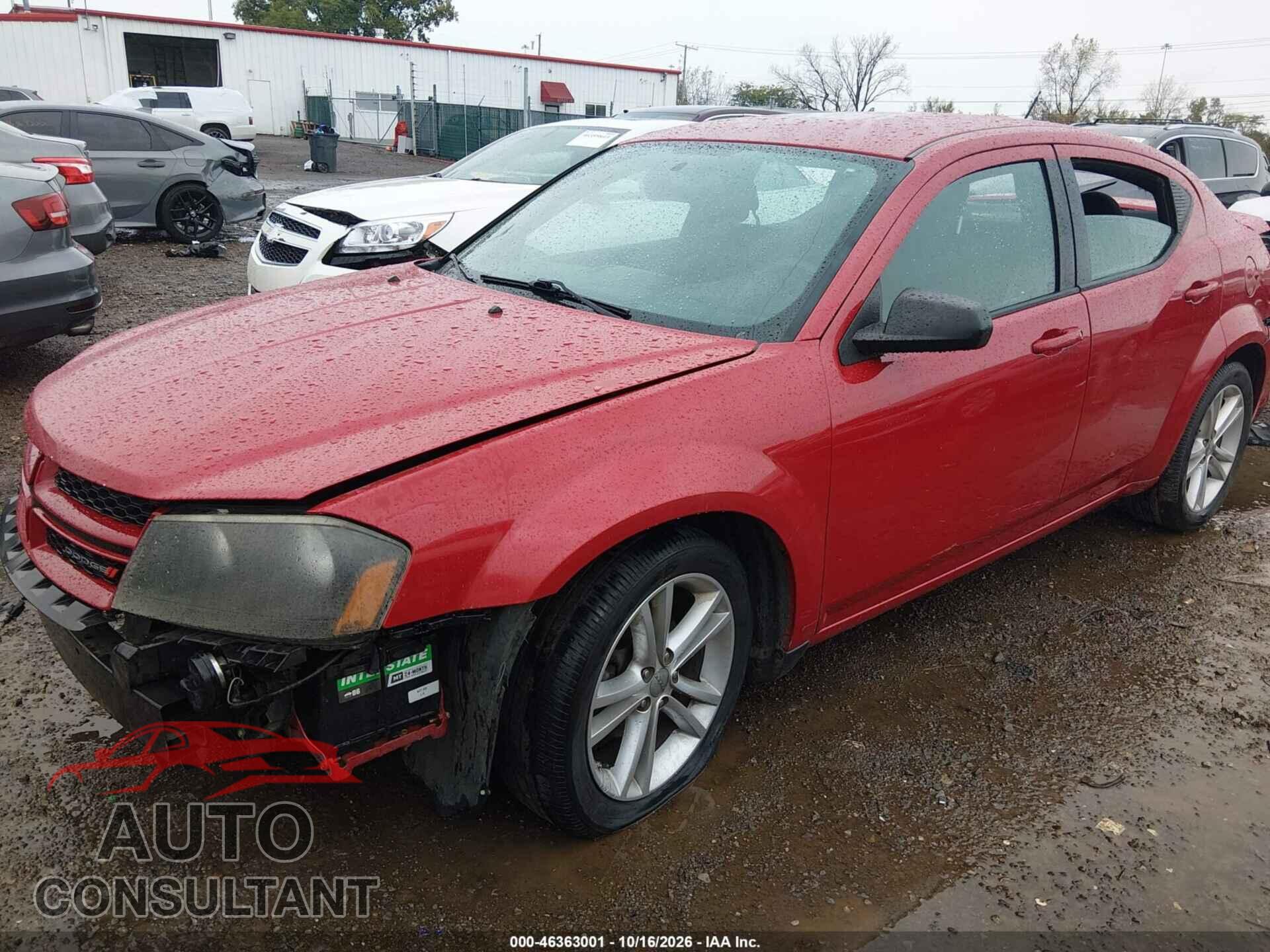 DODGE AVENGER 2014 - 1C3CDZAB8EN162012