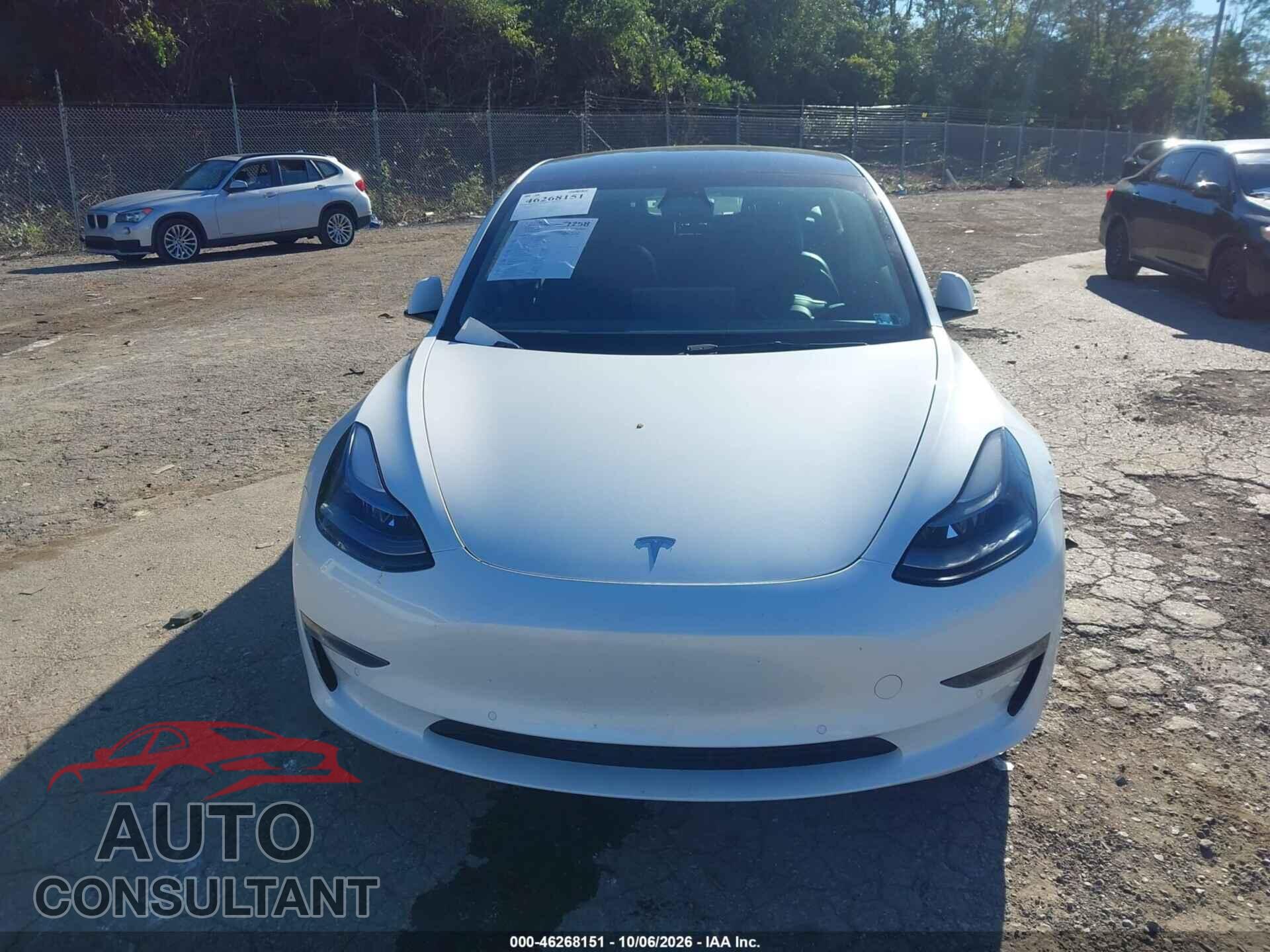 TESLA MODEL 3 2022 - 5YJ3E1EB7NF306037