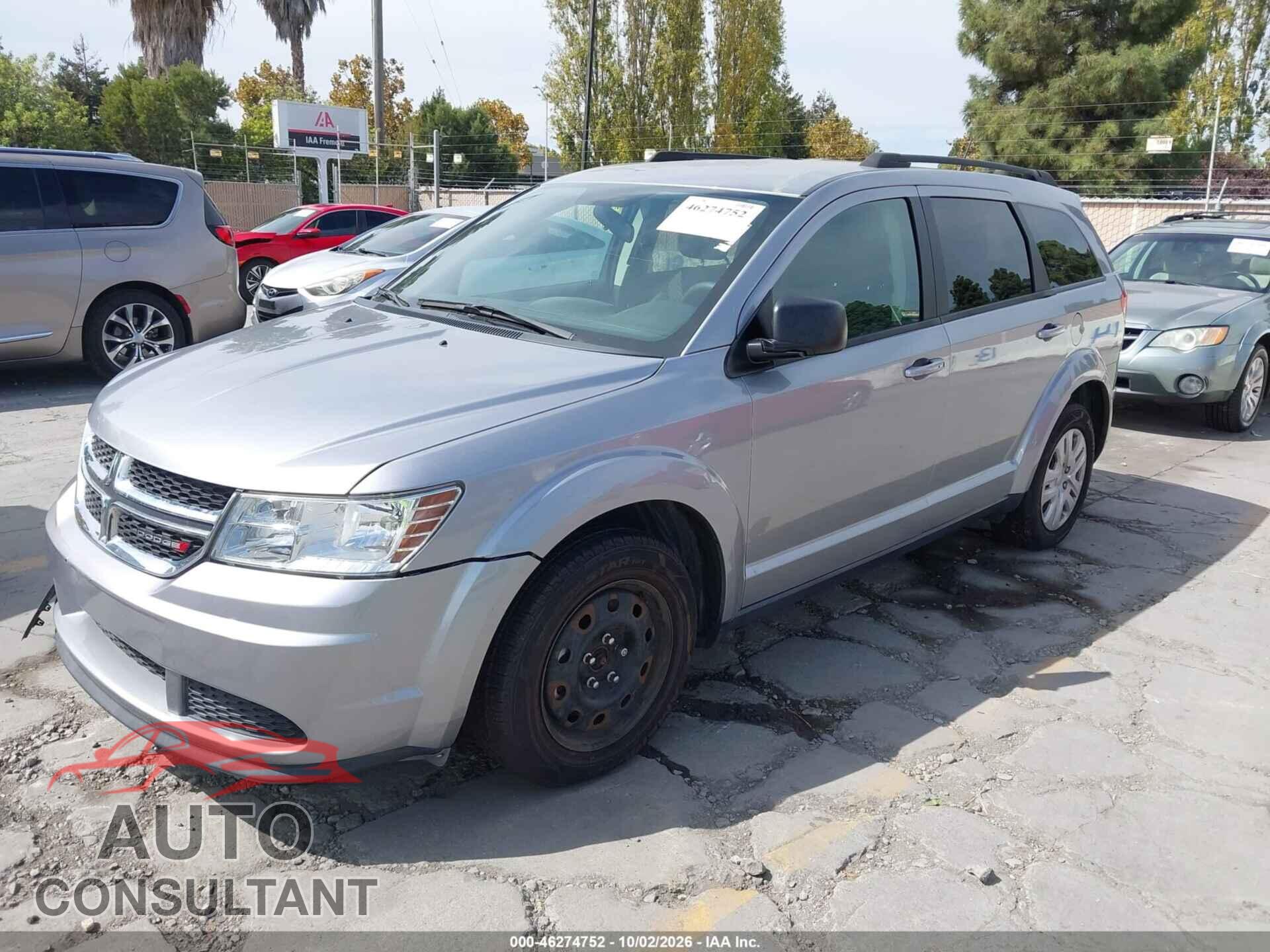 DODGE JOURNEY 2017 - 3C4PDCAB1HT609701