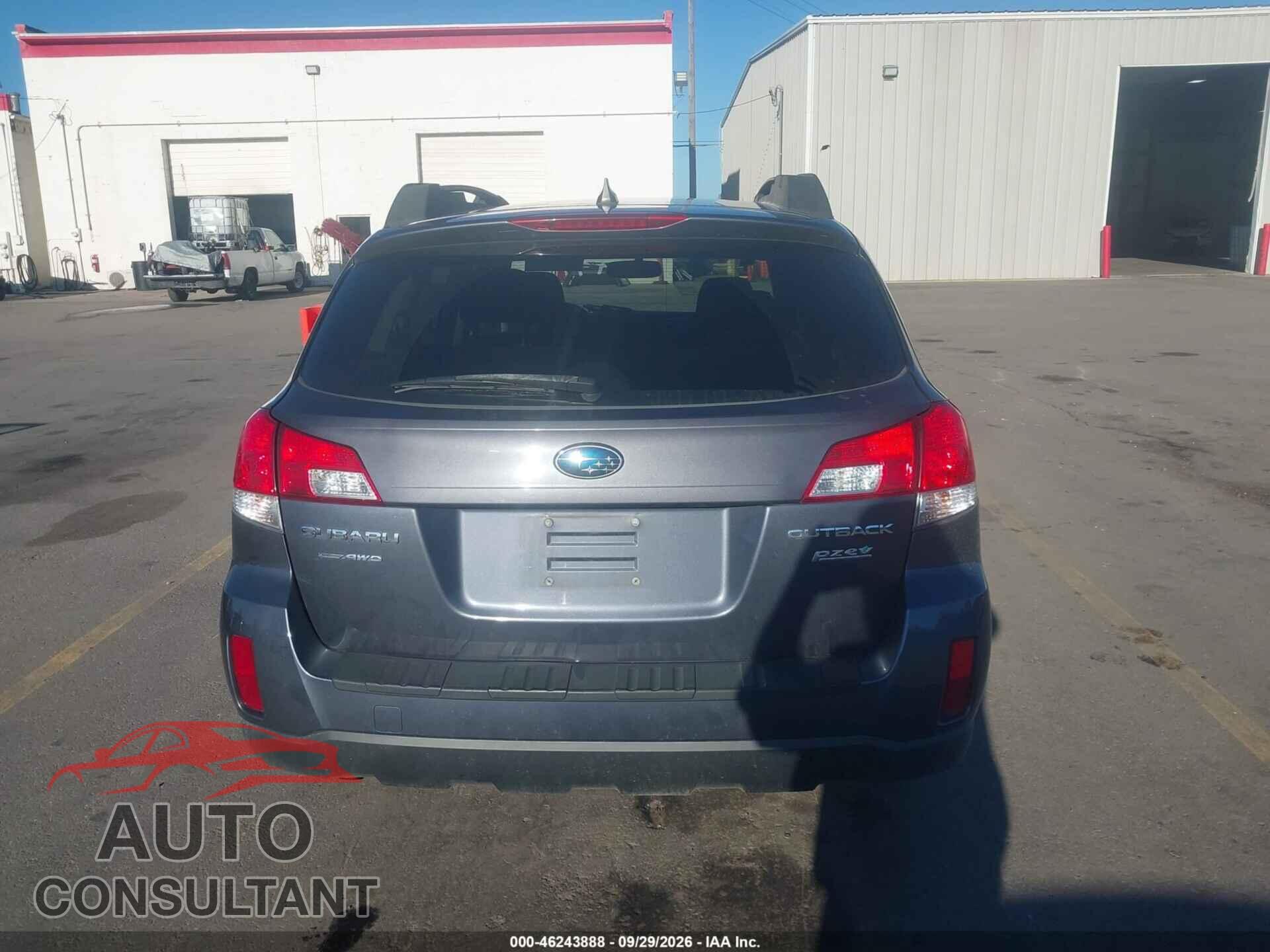 SUBARU OUTBACK 2014 - 4S4BRBCC3E3282314