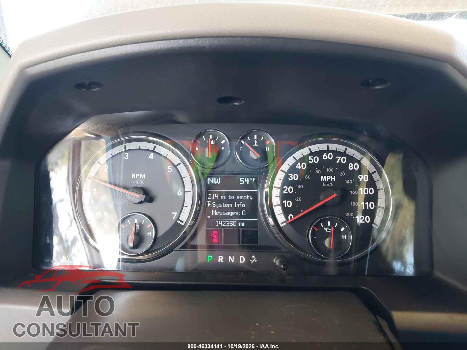 DODGE RAM 1500 2009 - 1D3HB13P69S756565