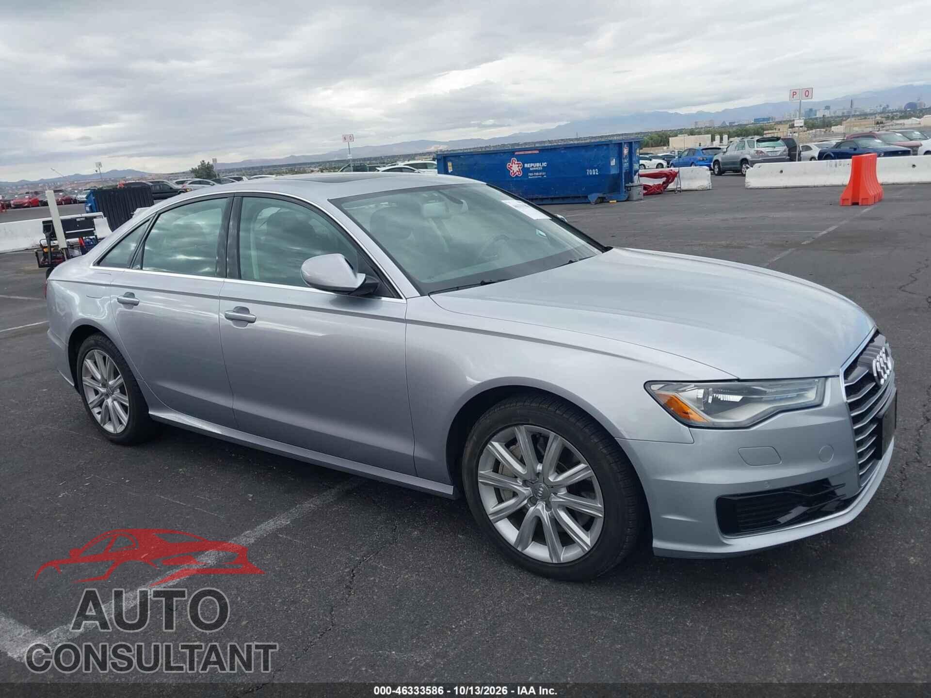 AUDI A6 2016 - WAUGFAFC5GN080314