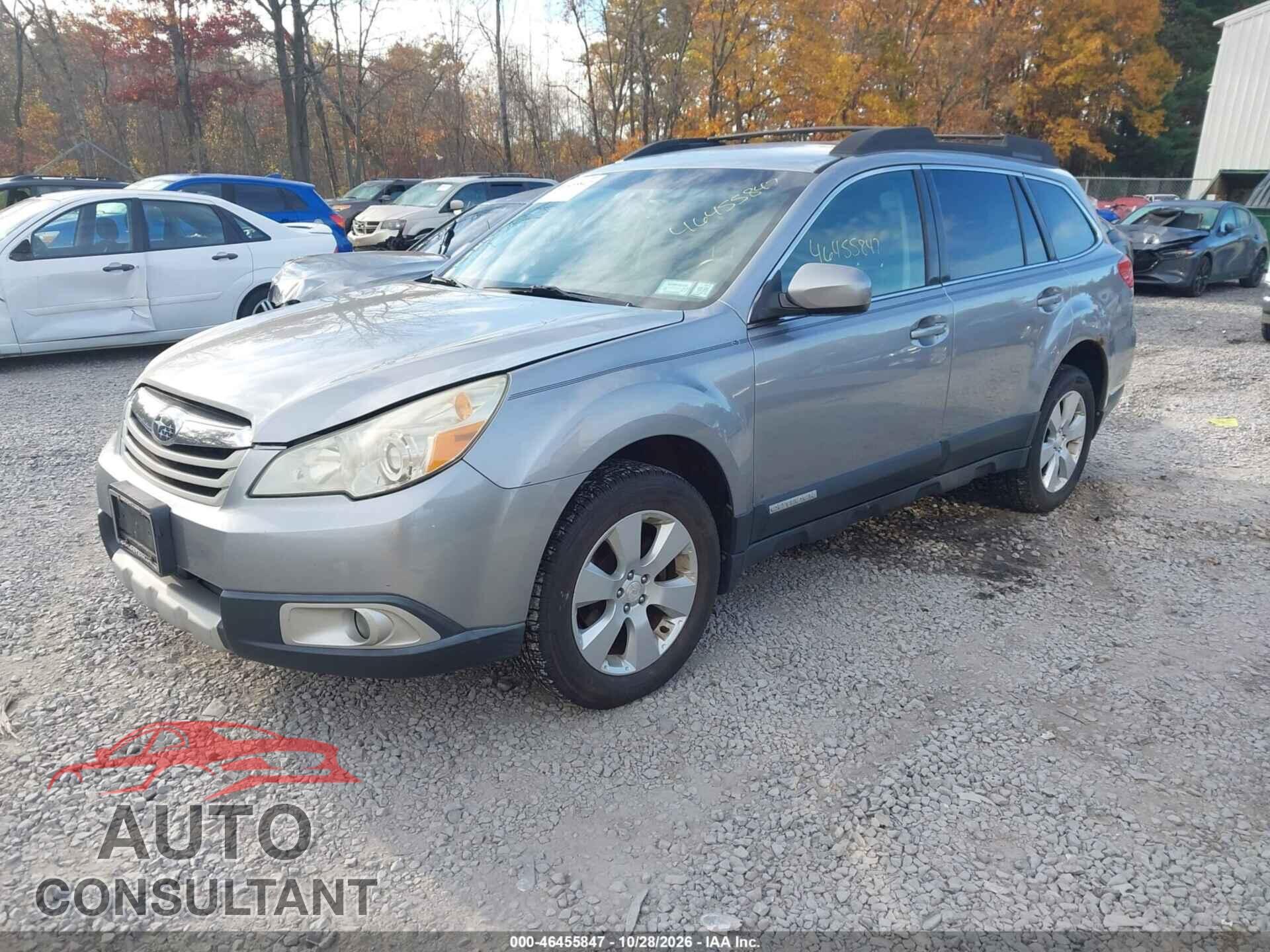 SUBARU OUTBACK 2011 - 4S4BRBCCOB3391650