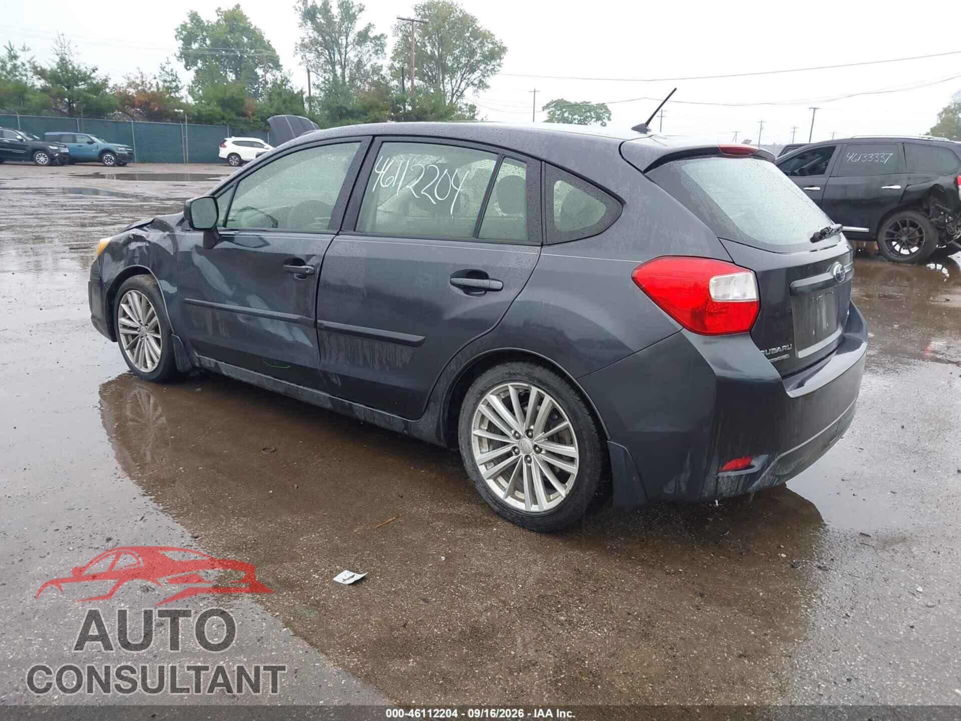 SUBARU IMPREZA 2012 - JF1GPAD65CH245743