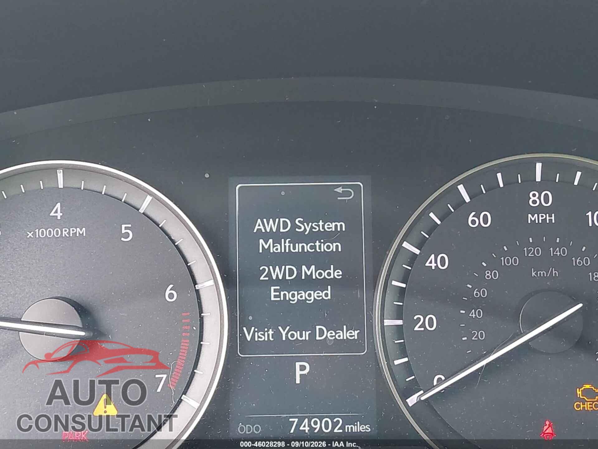 LEXUS RX 350 2016 - 2T2BZMCA3GC037775