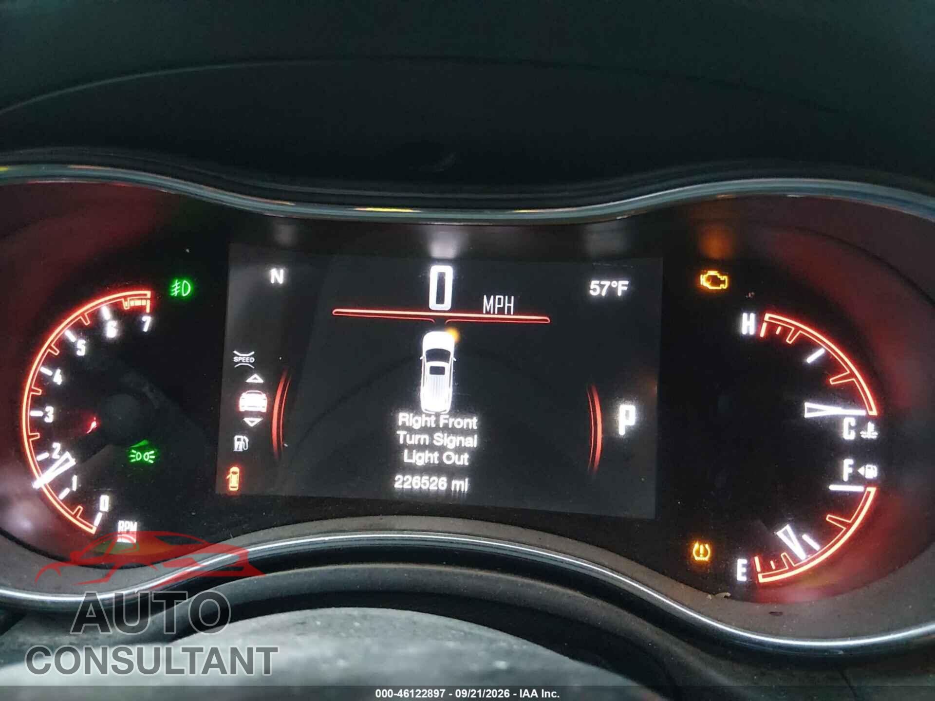 DODGE DURANGO 2016 - 1C4RDJDG7GC374686
