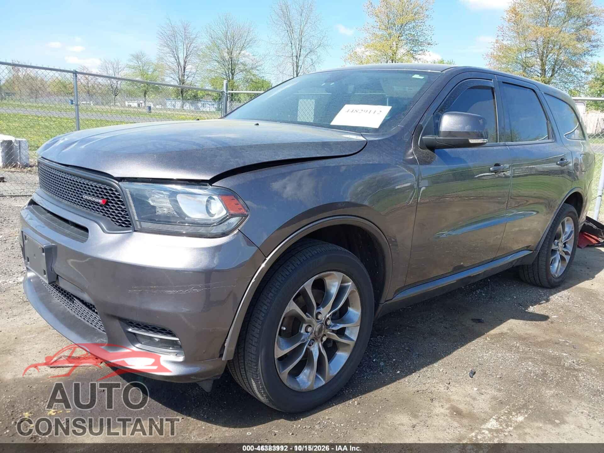 DODGE DURANGO 2019 - 1C4RDJDG2KC605812