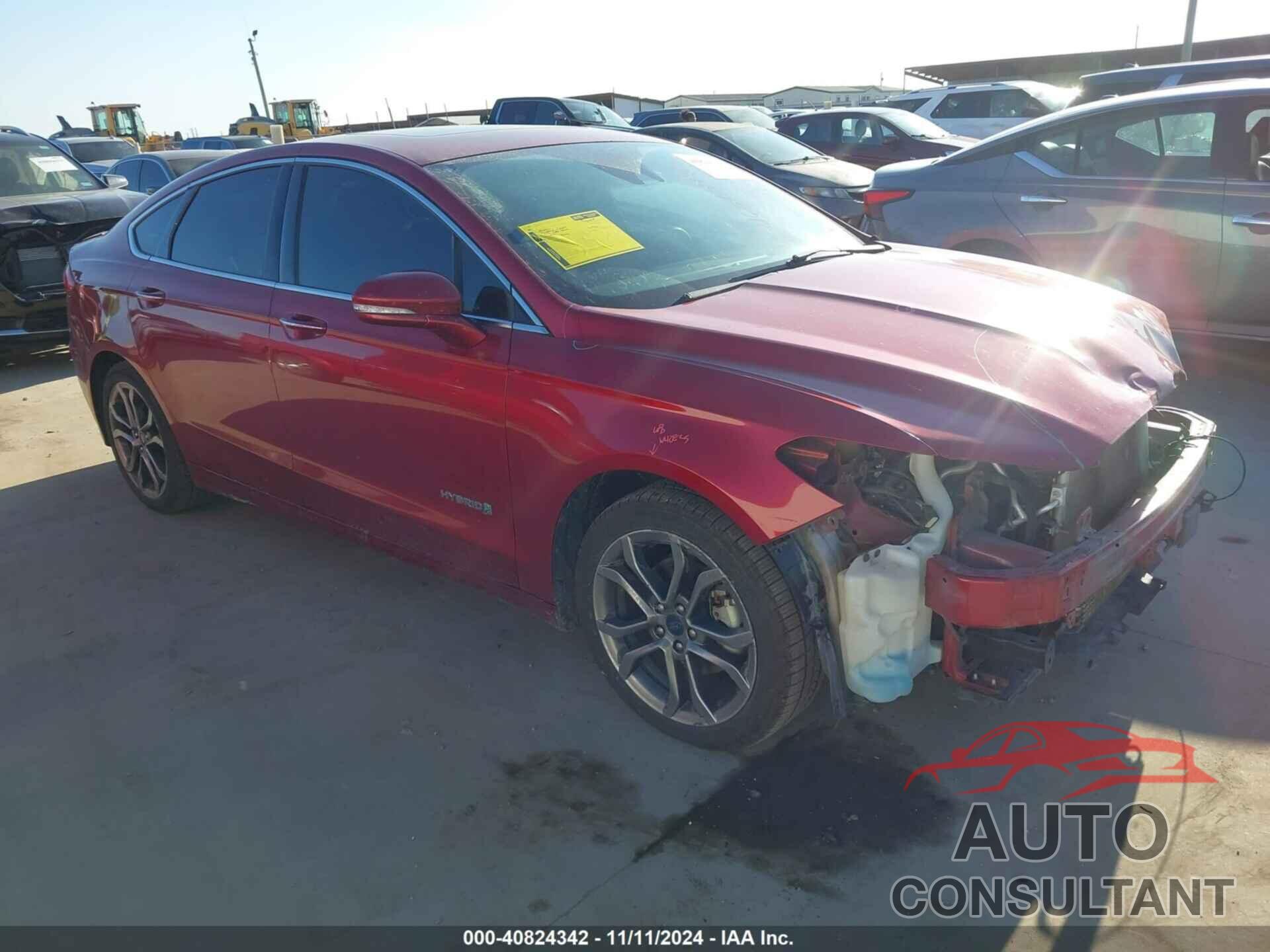 FORD FUSION HYBRID 2019 - 3FA6P0RU3KR235562