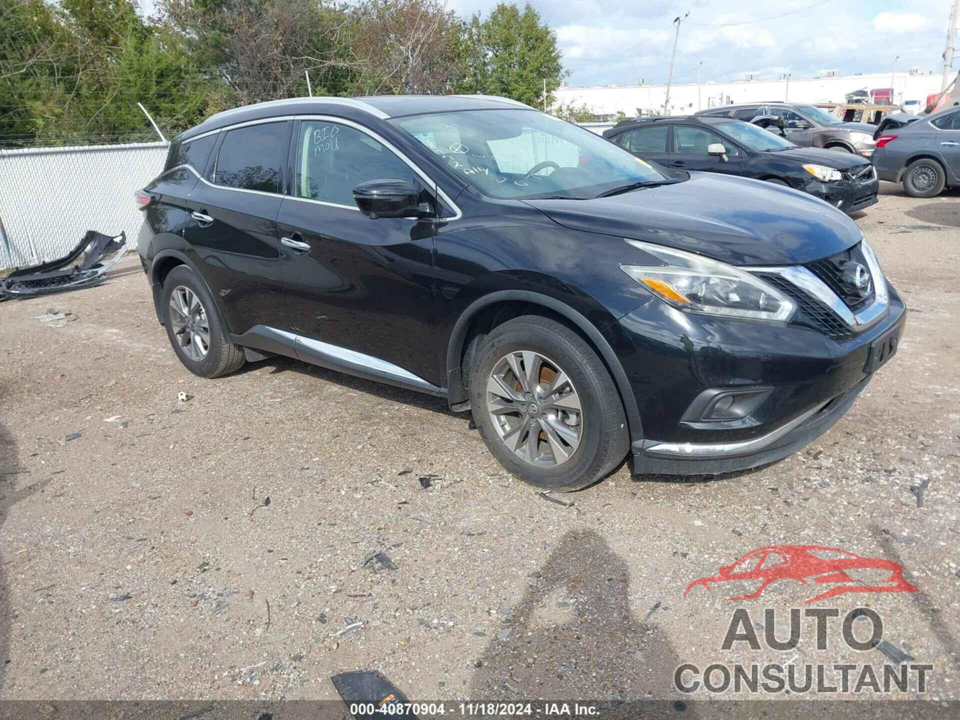 NISSAN MURANO 2018 - 5N1AZ2MH6JN188772