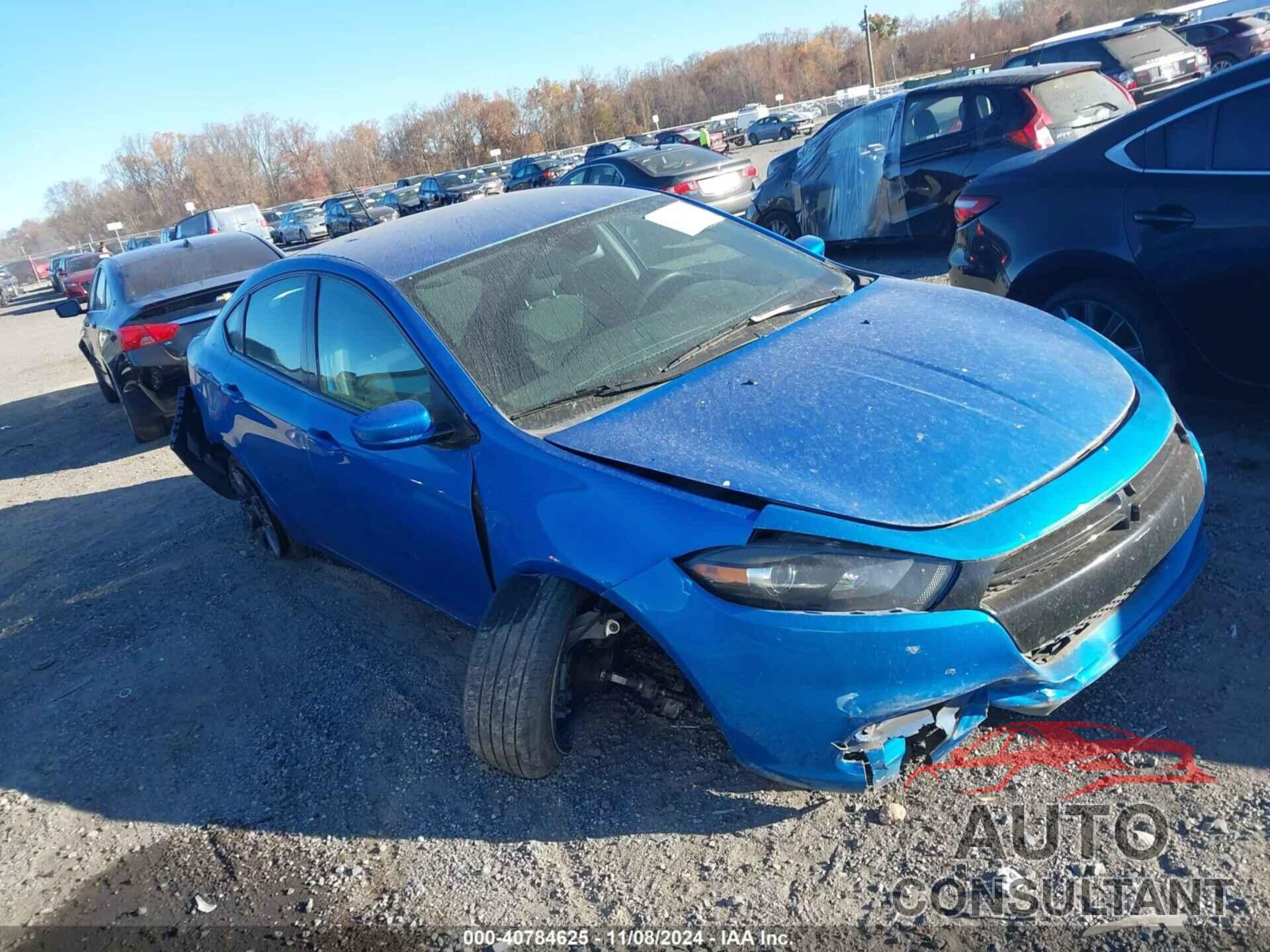 DODGE DART 2016 - 1C3CDFAA2GD728440