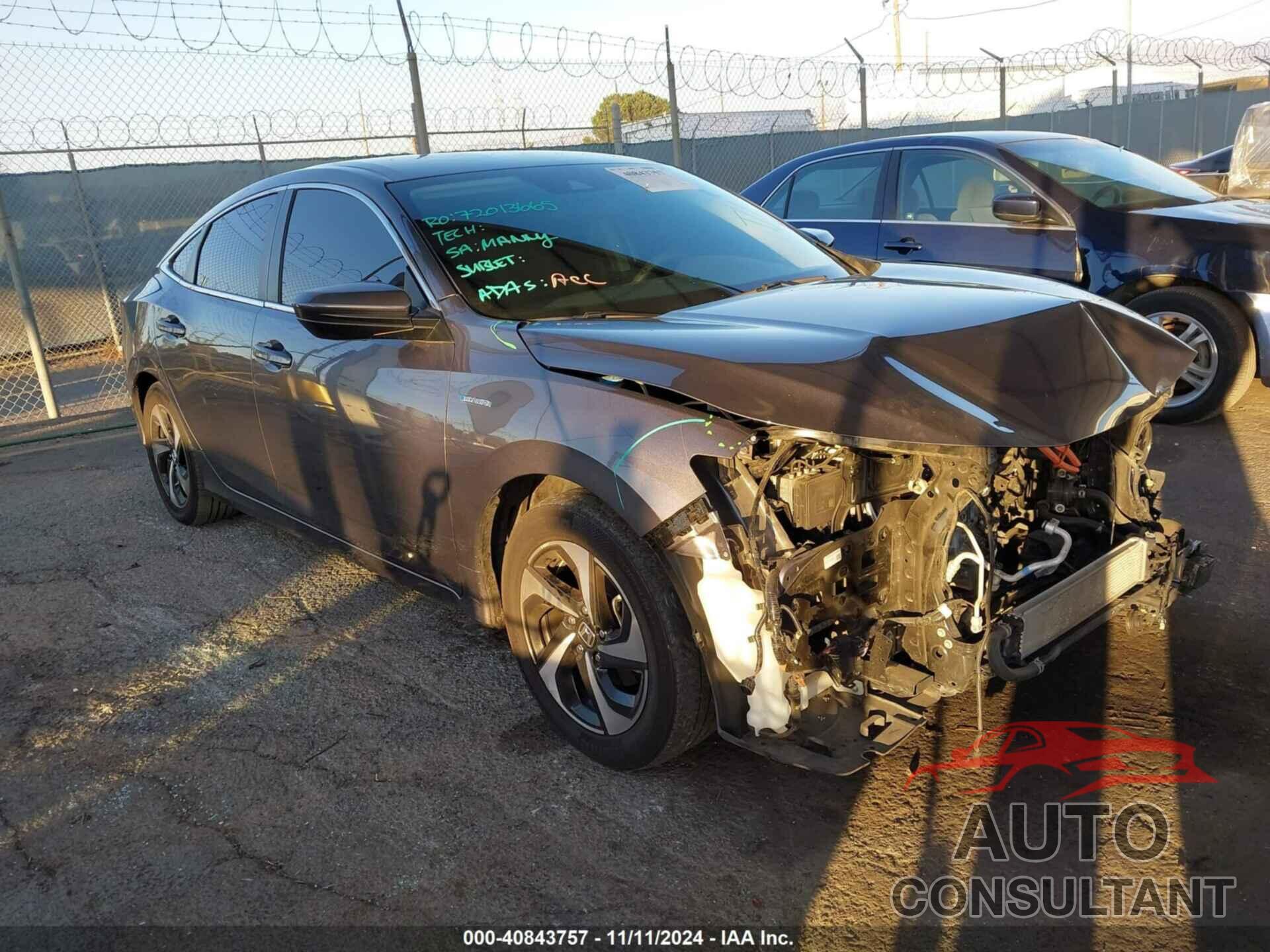 HONDA INSIGHT 2021 - 19XZE4F5XME011412